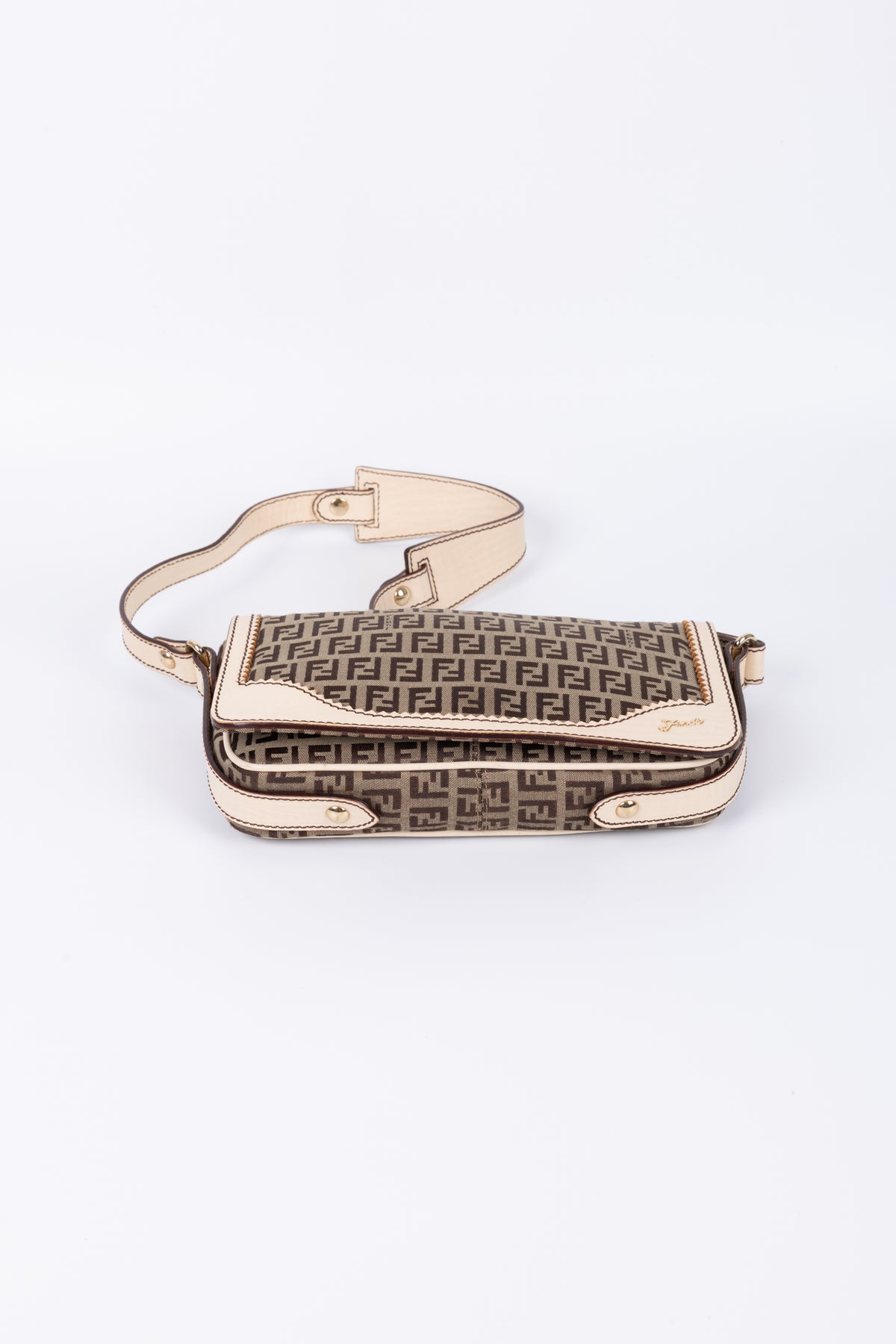 FENDI ZUCCA SHOULDER BAG