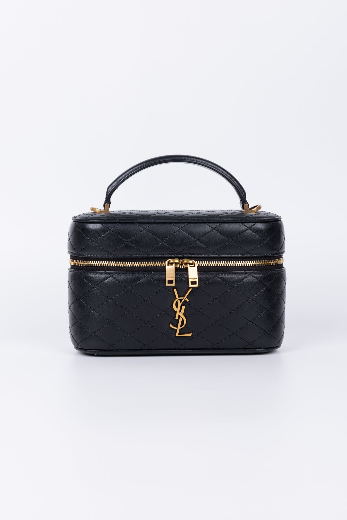 SAINT LAURENT VANITY BAGY NERO MEDIO