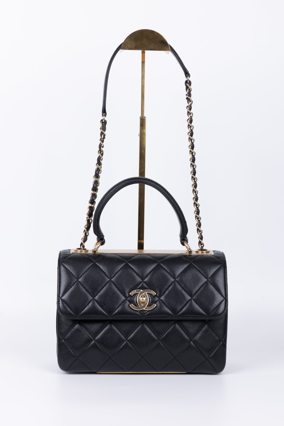CHANEL TRENDY NERA/ORO SMALL (RISERVATA)