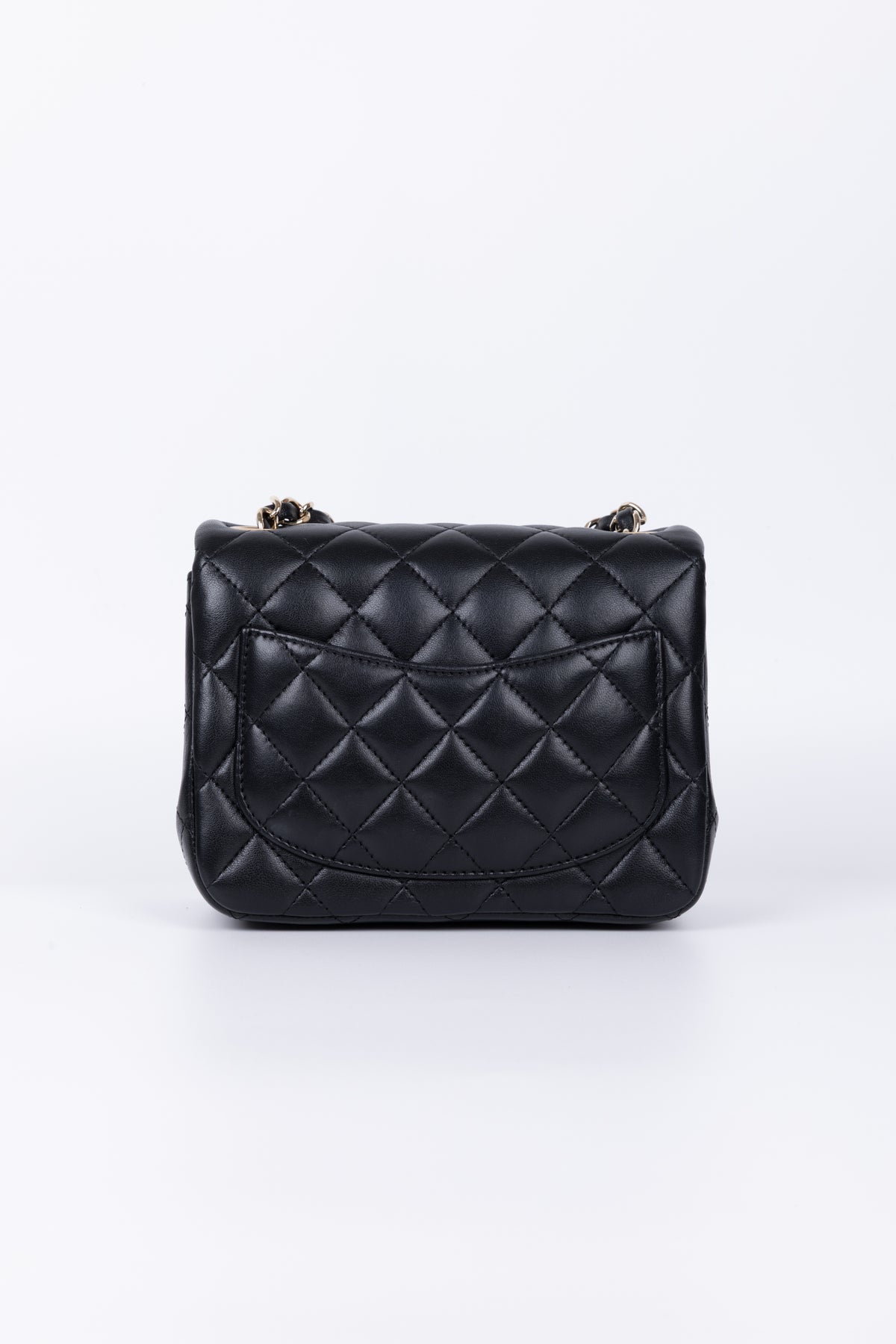 CHANEL MINI SQUARE NERA/ORO