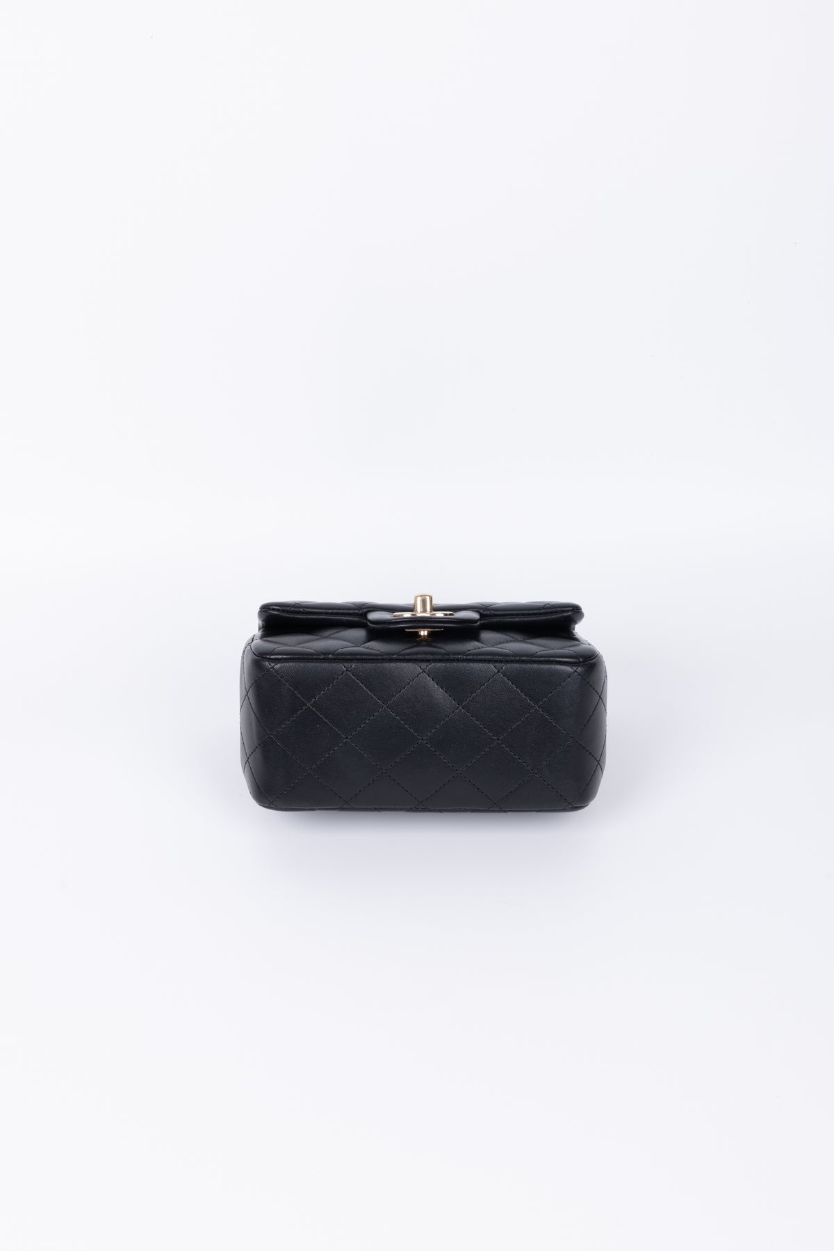 CHANEL MINI SQUARE NERA/ORO
