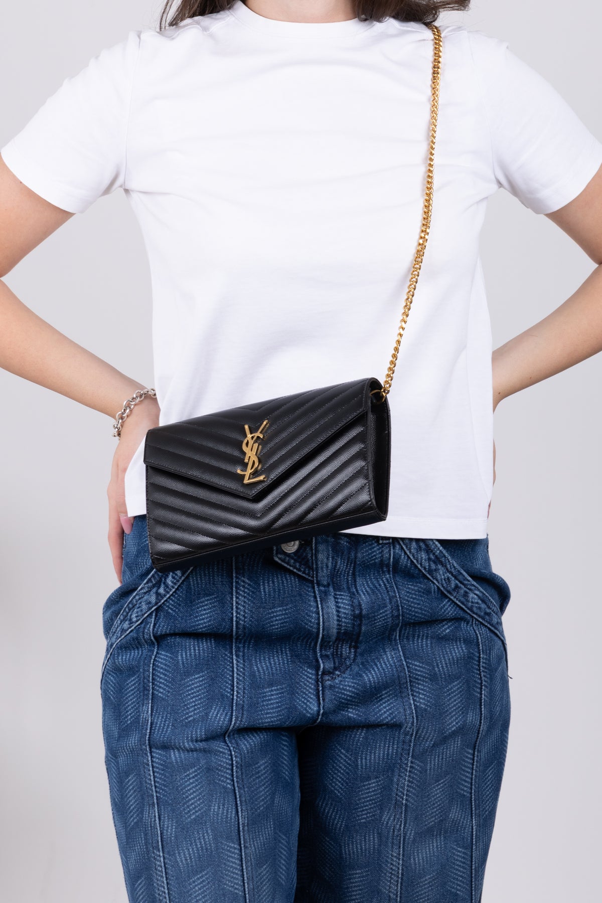 SAINT LAURENT CASSANDRE NERA CAVIAR