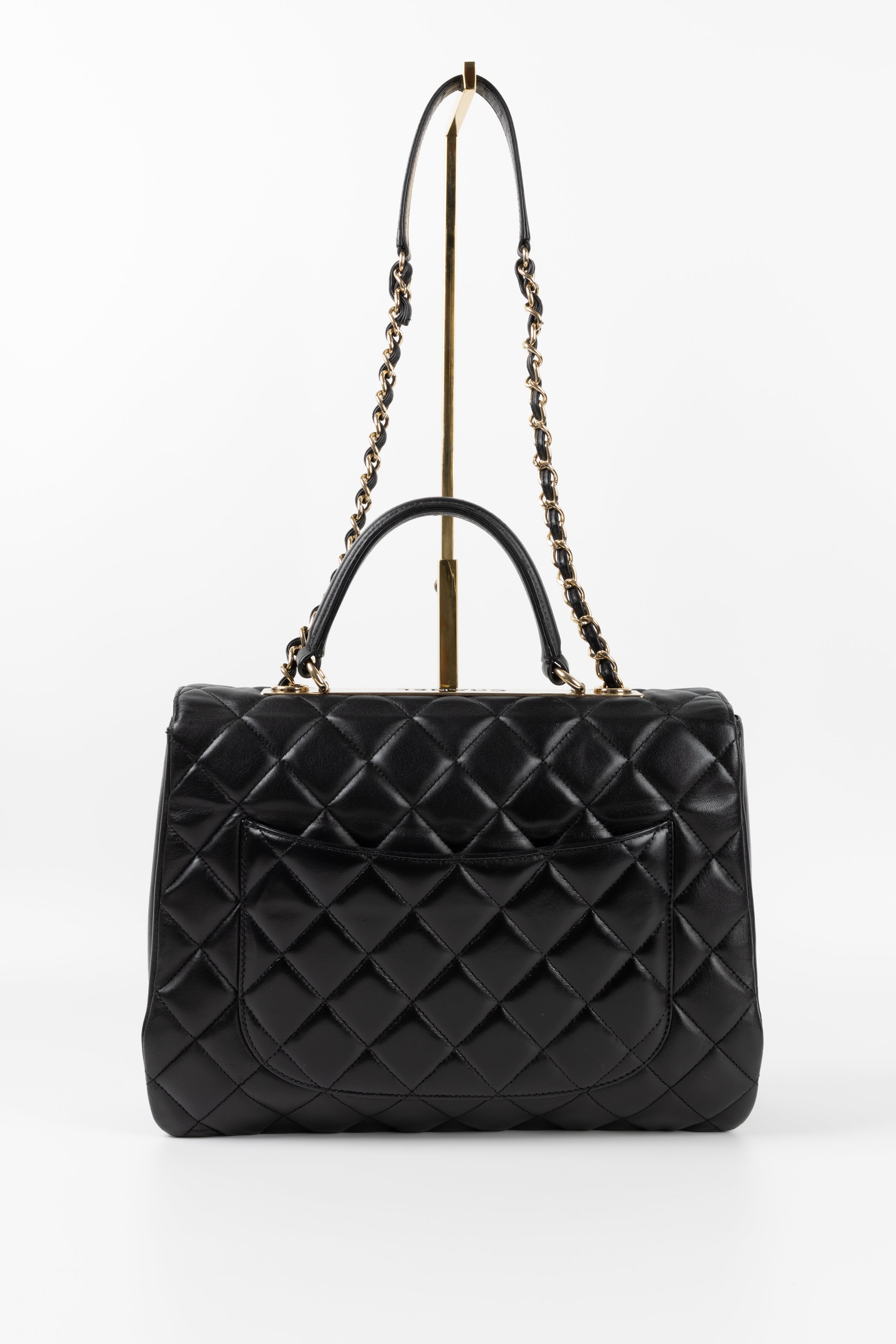 CHANEL MAXI MANICO NERA