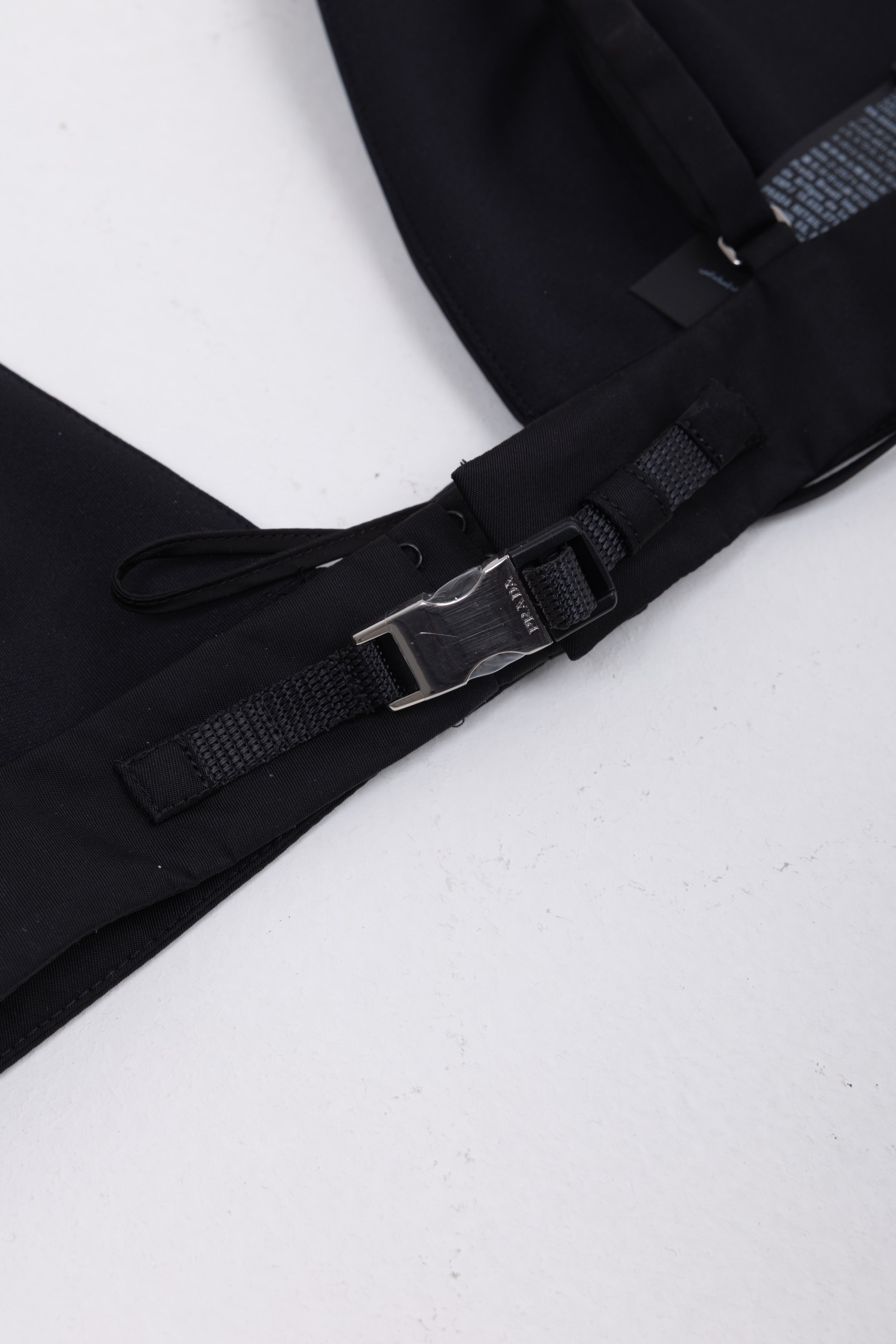 PRADA TOP BRALETTE IN RE-NYLON NERA