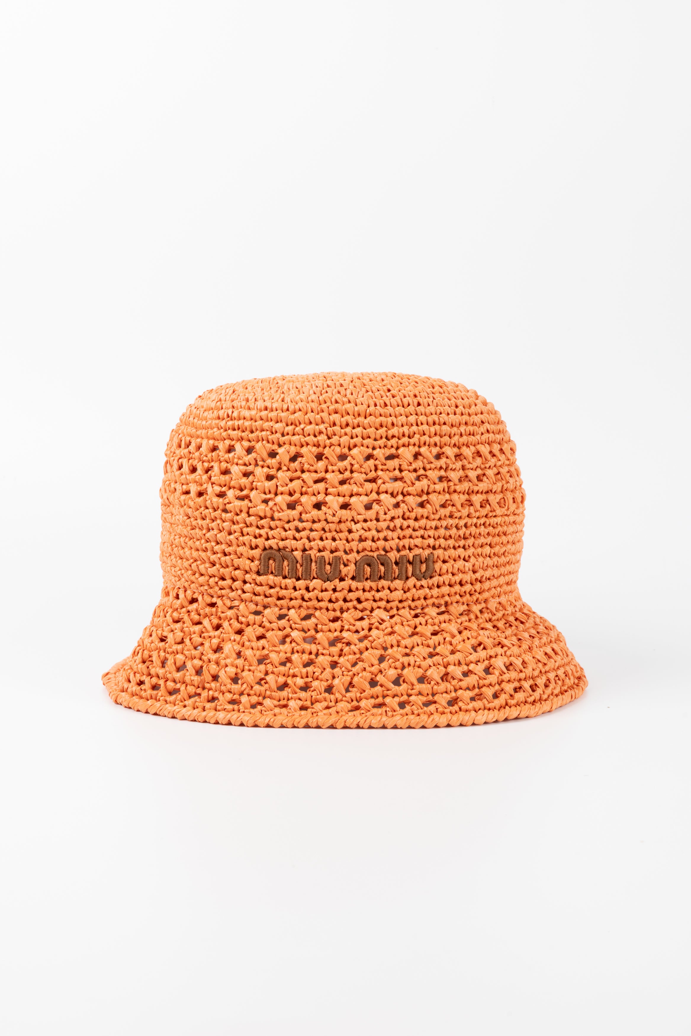 MIU MIU CAPPELLO PESCATORE ARANCIO