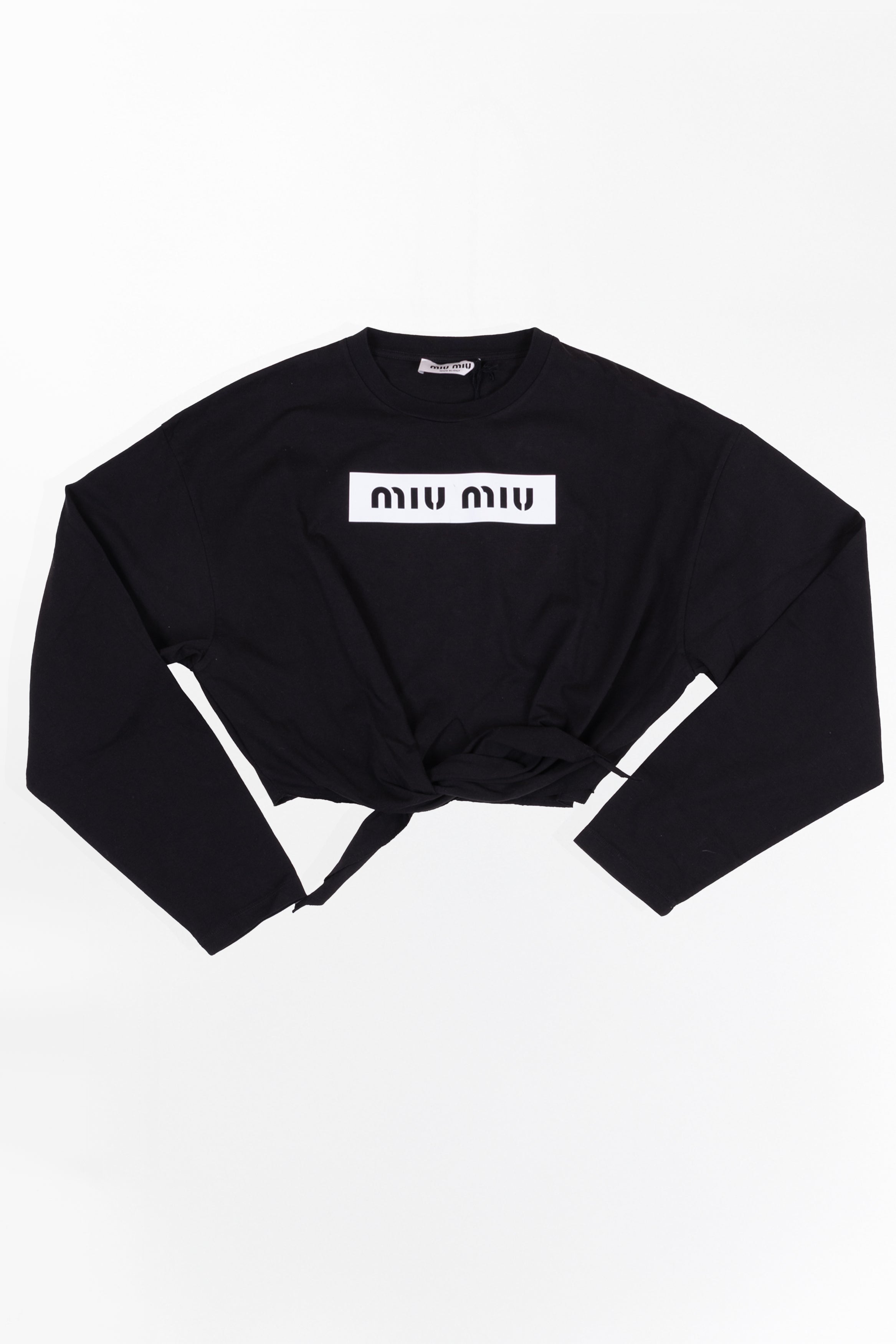 MIU MIU MANICHE LUNGHE NERA