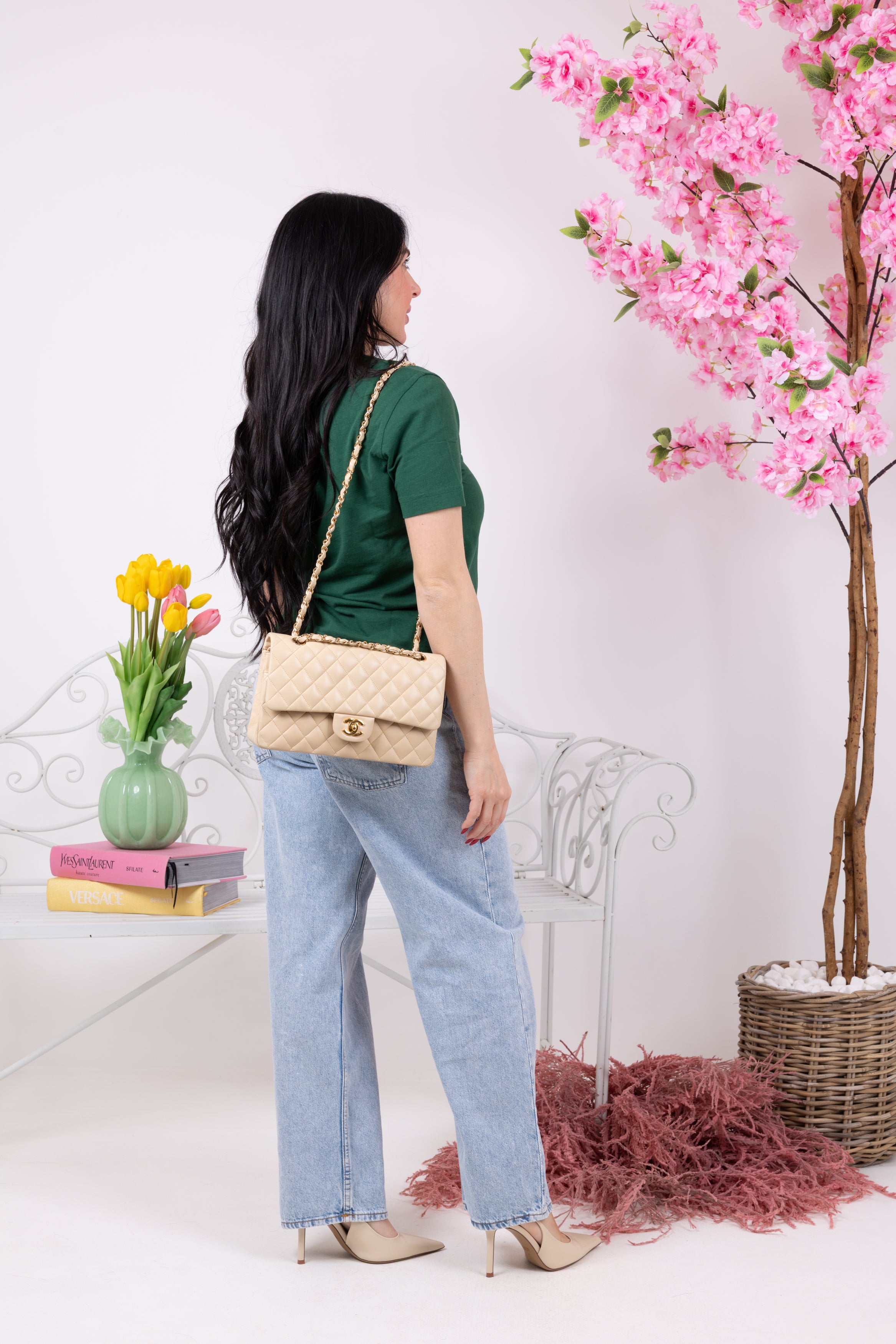 CHANEL 11.12 BEIGE/ORO