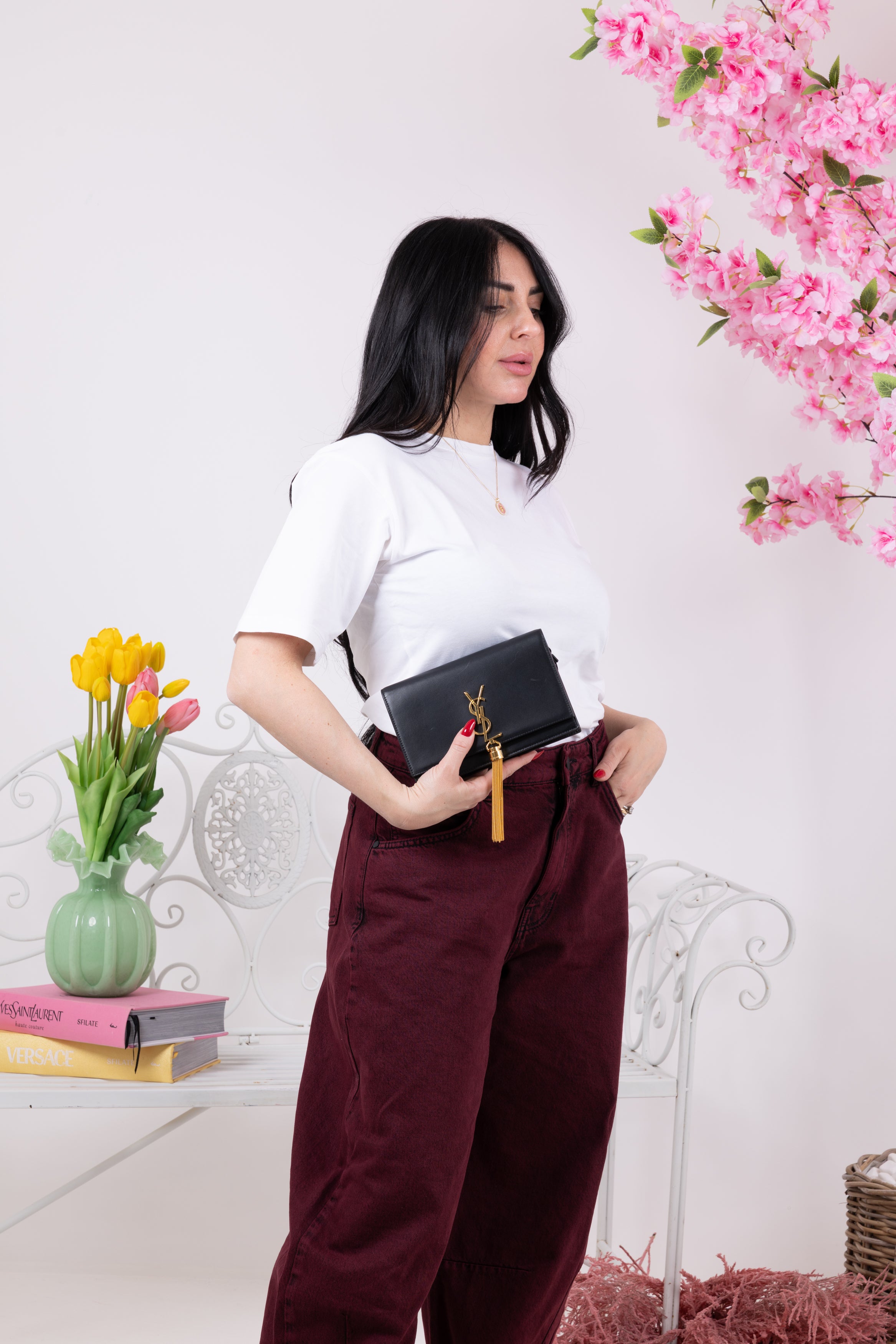 SAINT LAURENT KATE NERA SMALL