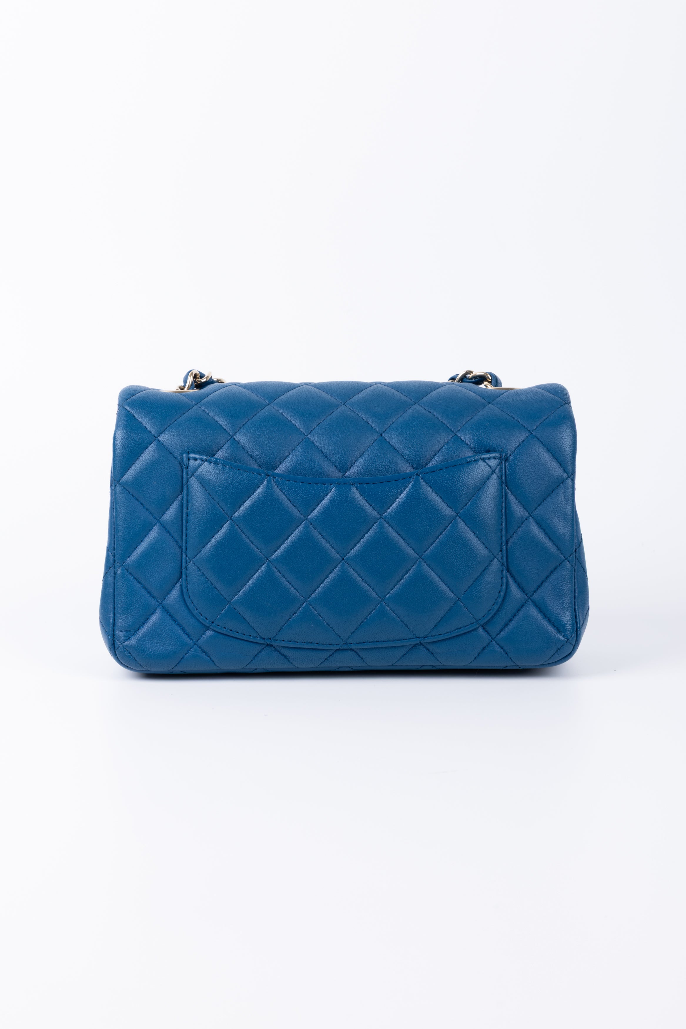 CHANEL RECTANGULAR BLU
