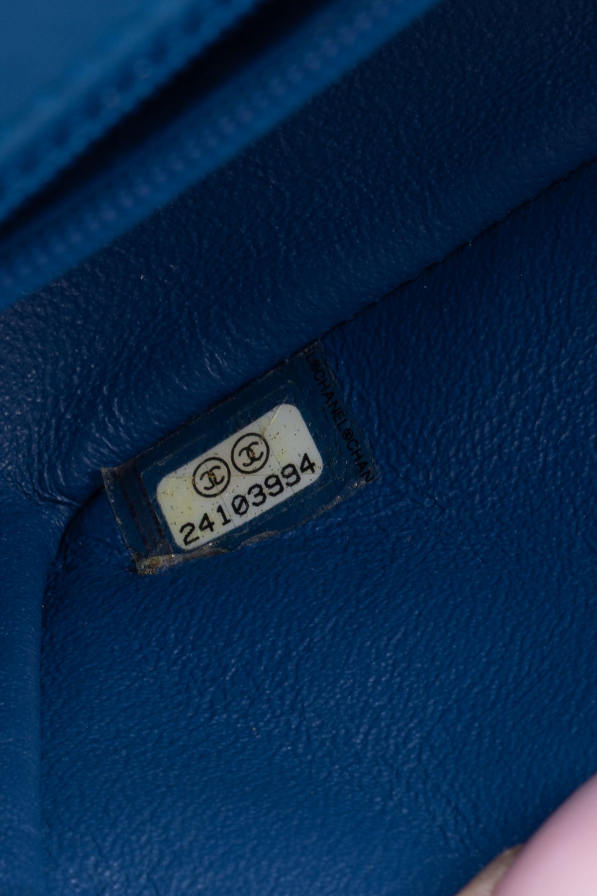 CHANEL RECTANGULAR BLU
