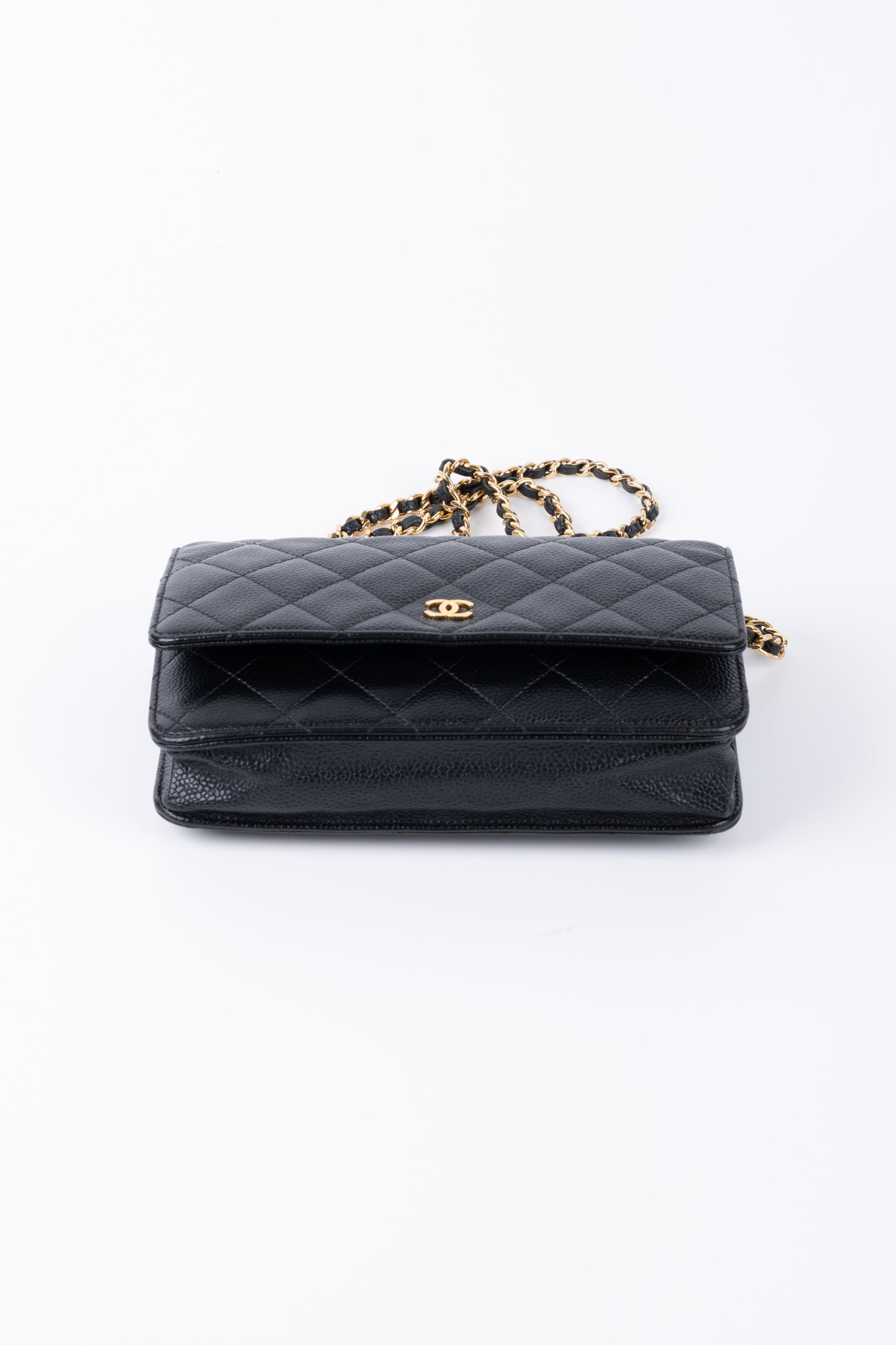 CHANEL WOC CAVIAR NERO/ORO