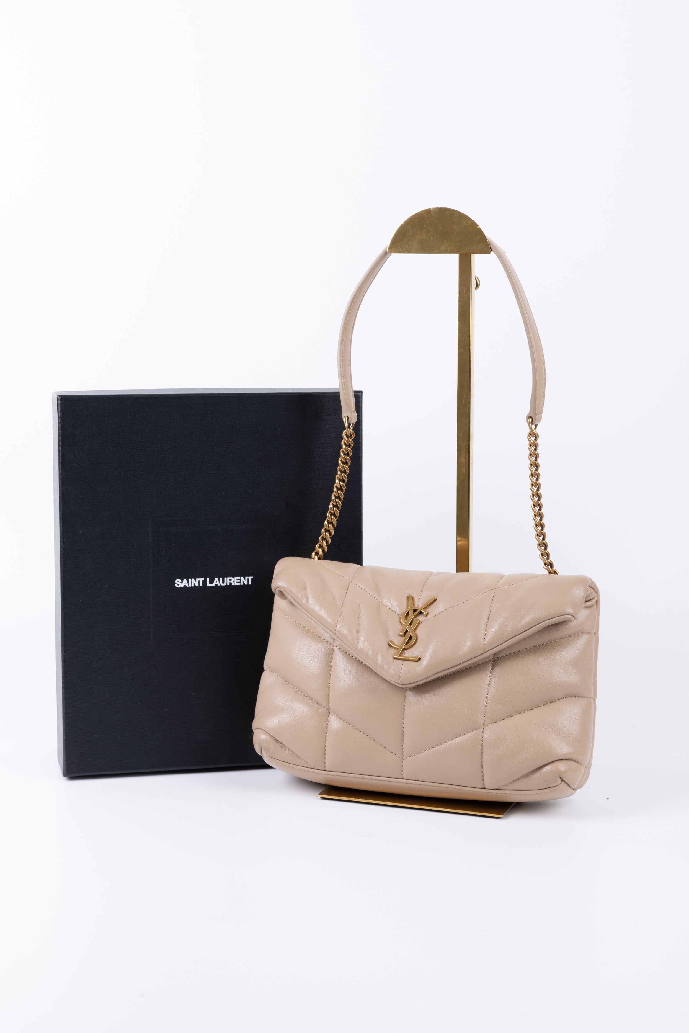 SAINT LAURENT LOU LOU SOFT BEIGE