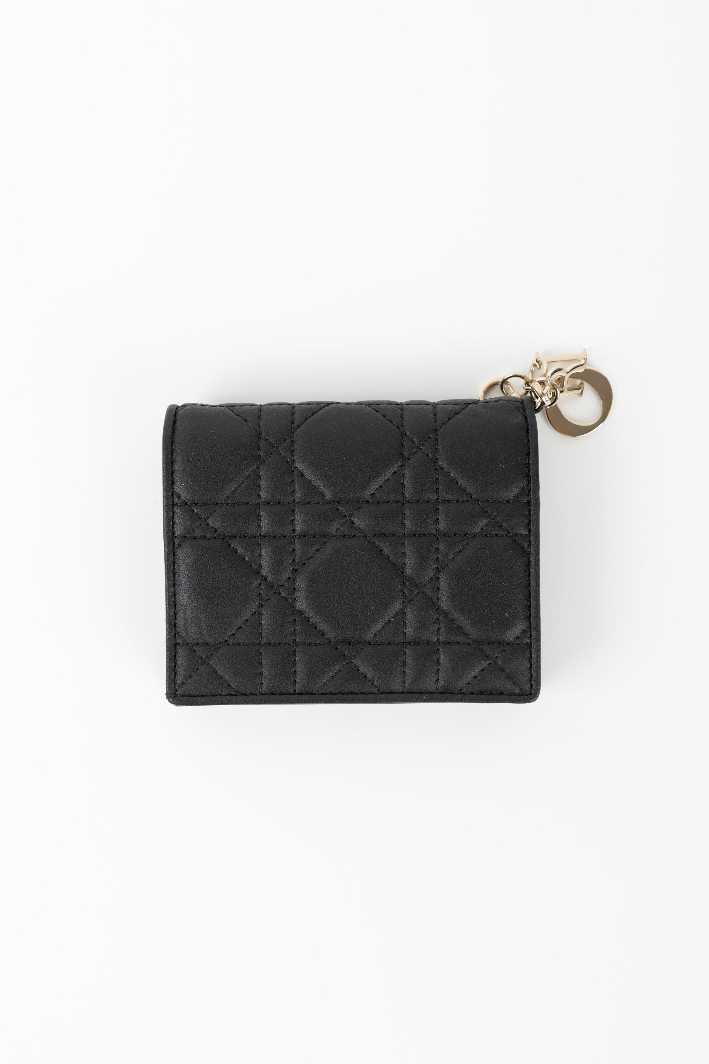 Dior Portafoglio mini Gardenia Lady Dior nero