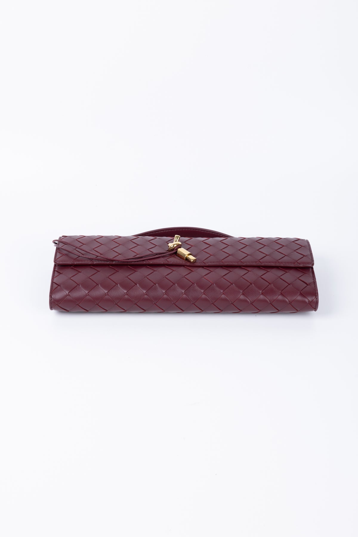 BOTTEGA VENETA ANDIAMO CLUTCH BAROLO