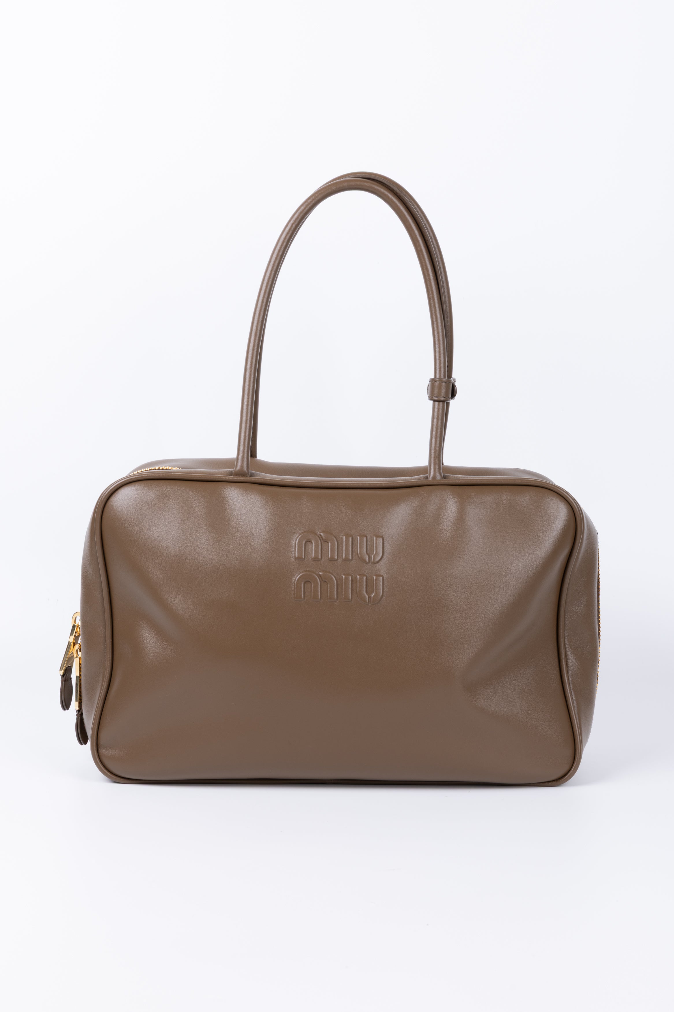 MIU MIU BEAU LARGE MARRONE