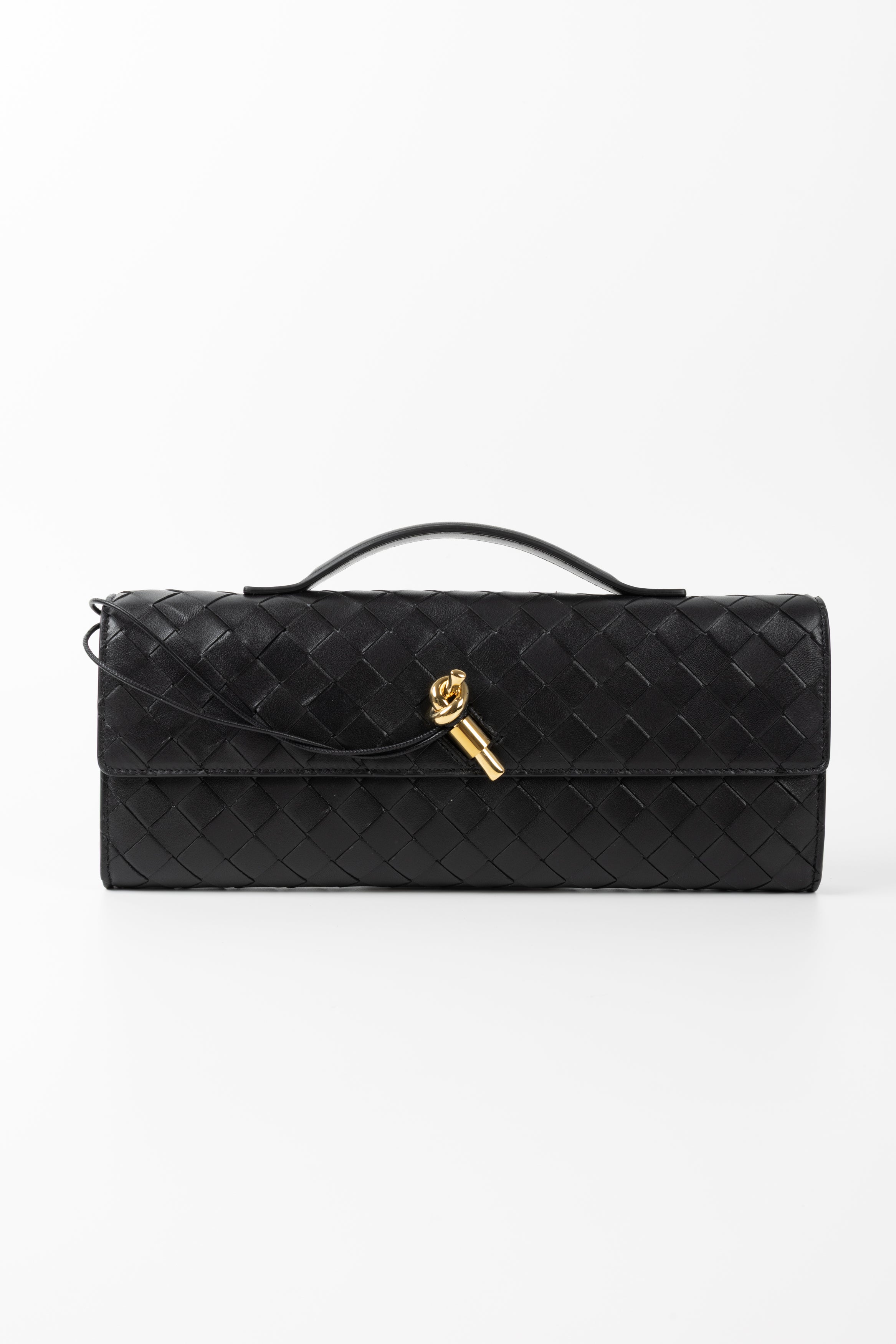 BOTTEGA VENETA ANDIAMO CLUTCH NERA