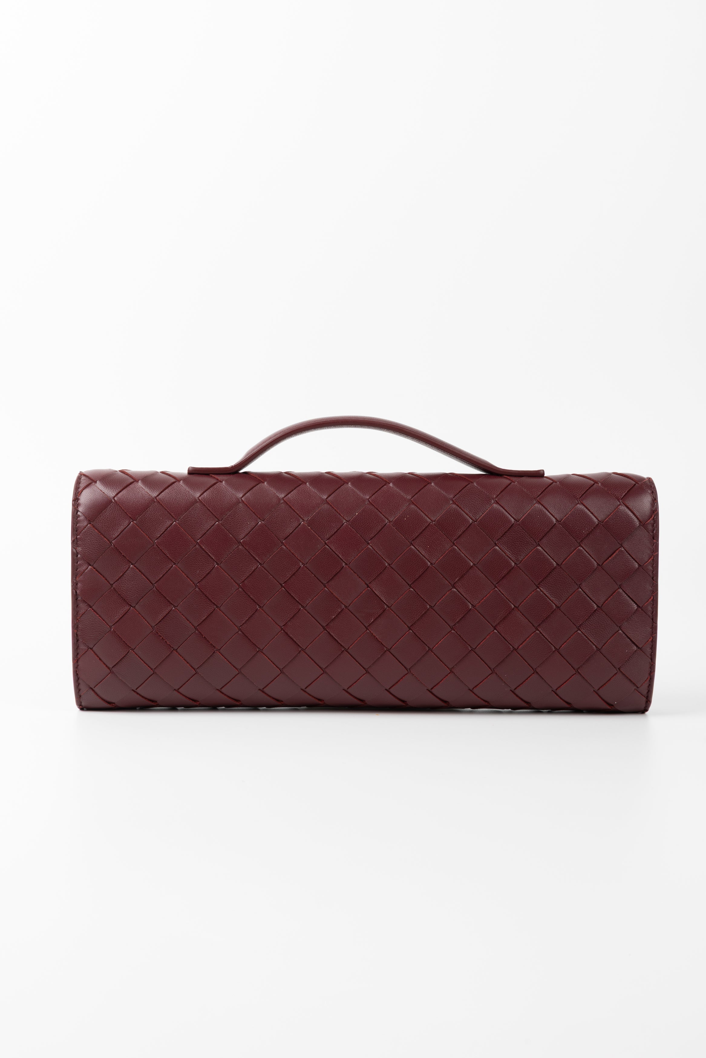 BOTTEGA VENETA ANDIAMO CLUTCH BAROLO