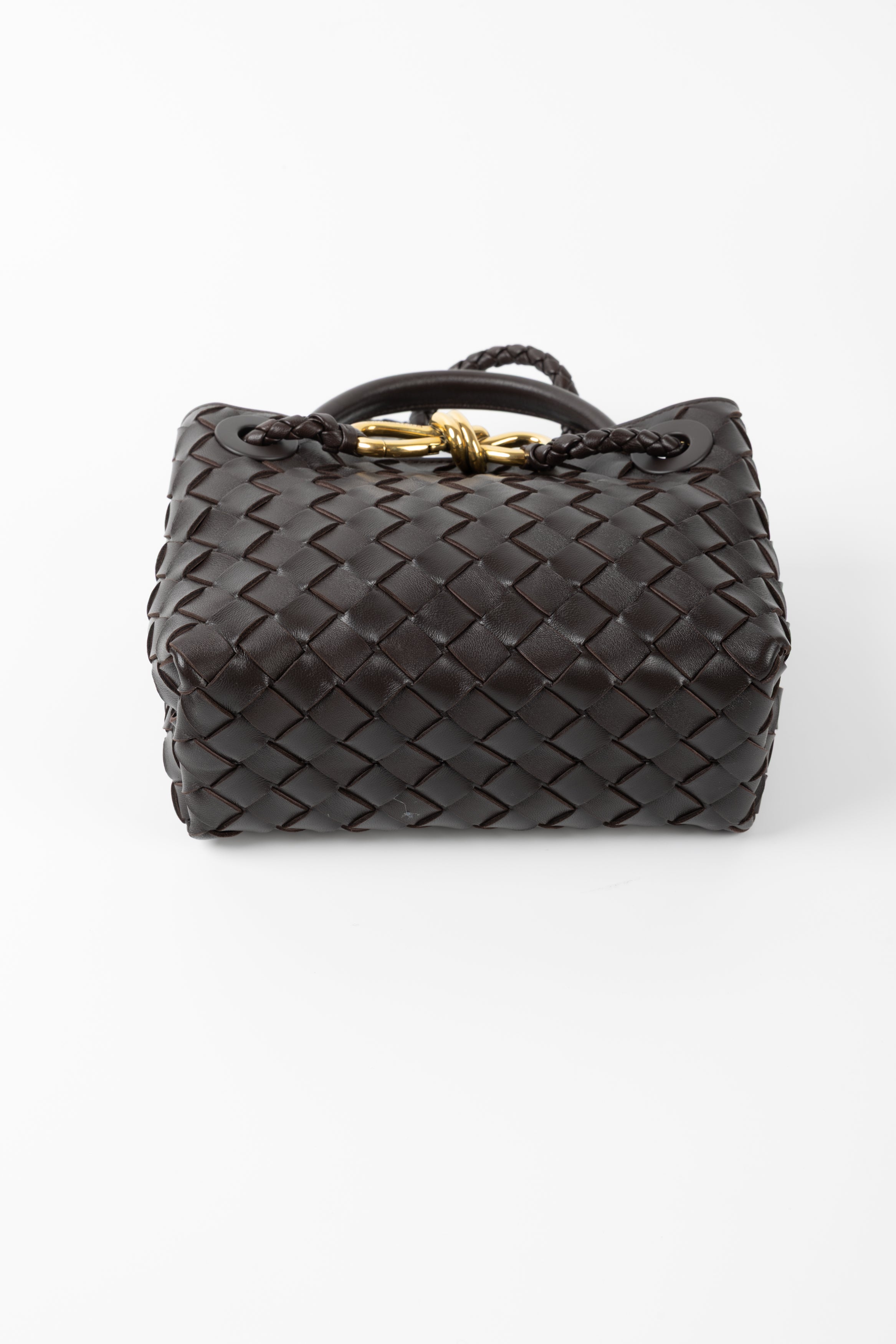 BOTTEGA VENETA ANDIAMO MINI CIOCCOLATO