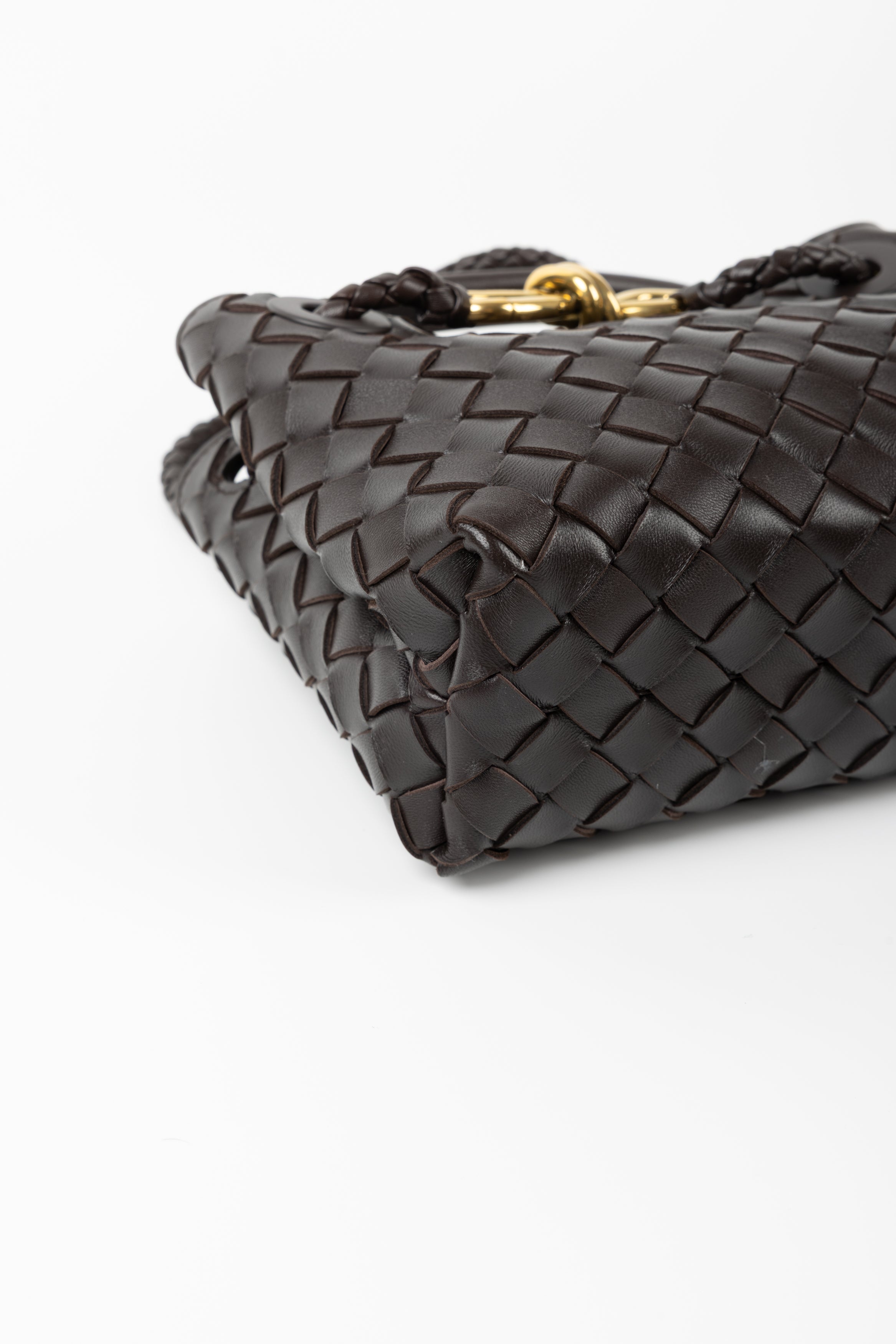 BOTTEGA VENETA ANDIAMO MINI CIOCCOLATO