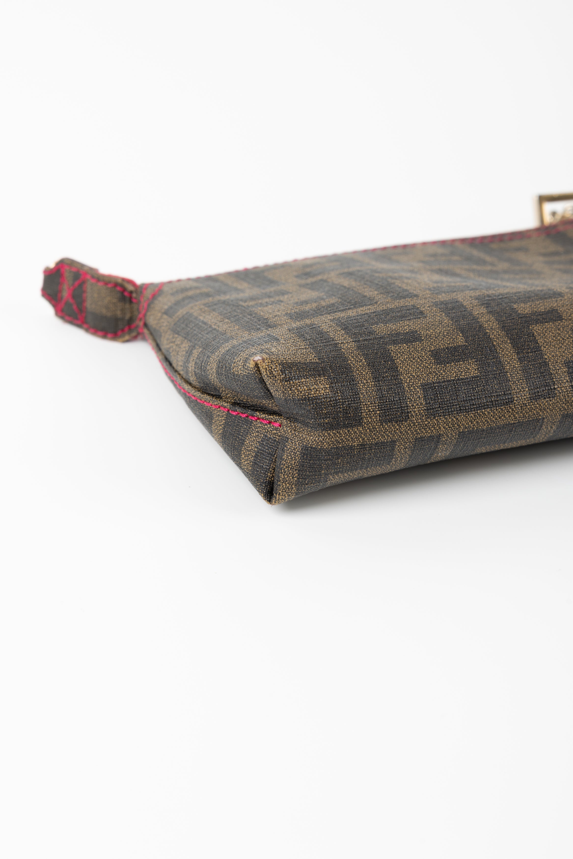 FENDI POCHETTE CON CATTENA IN TELA FF ZUCCA