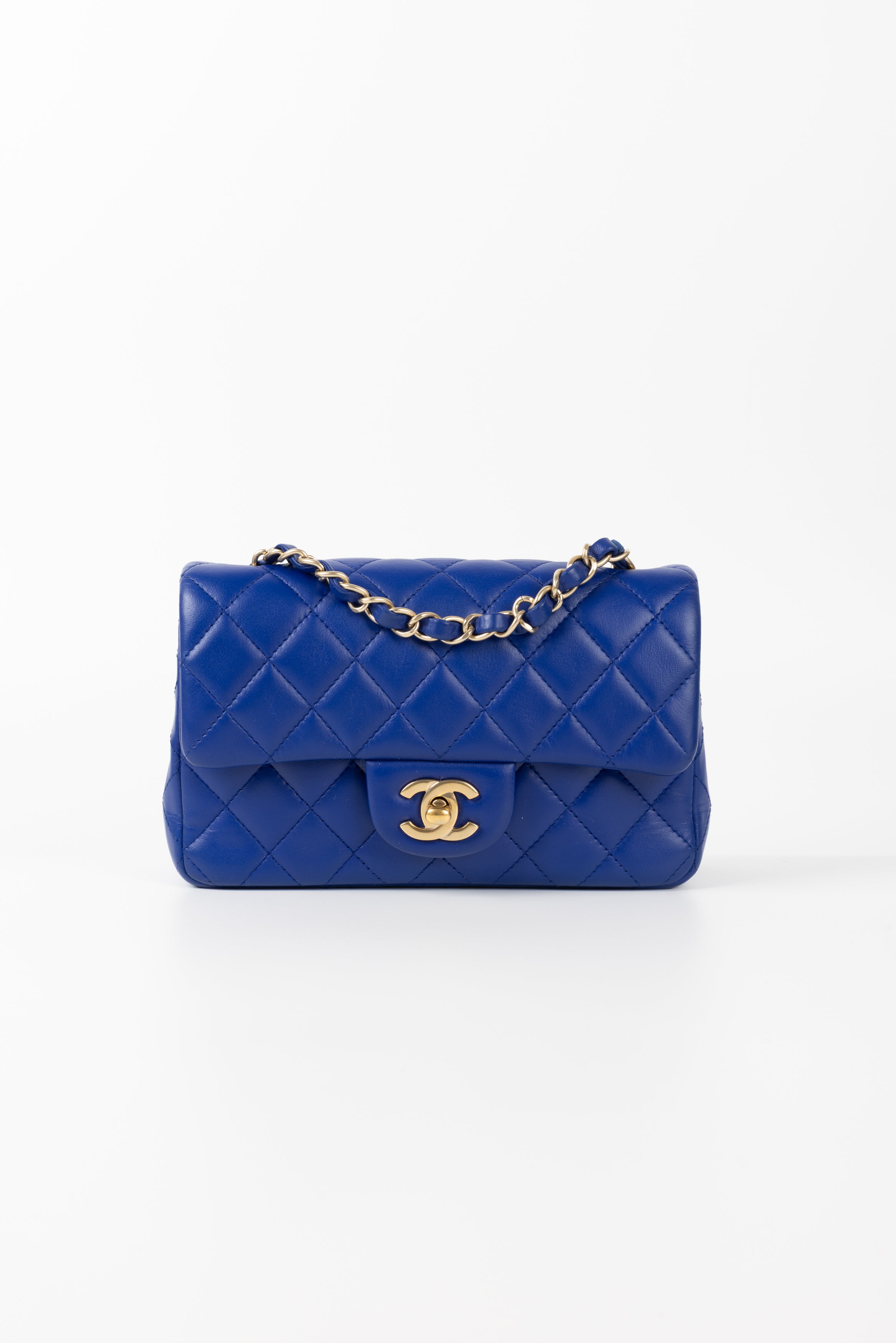 CHANEL RECTANGULAR BLU ELETTRICO