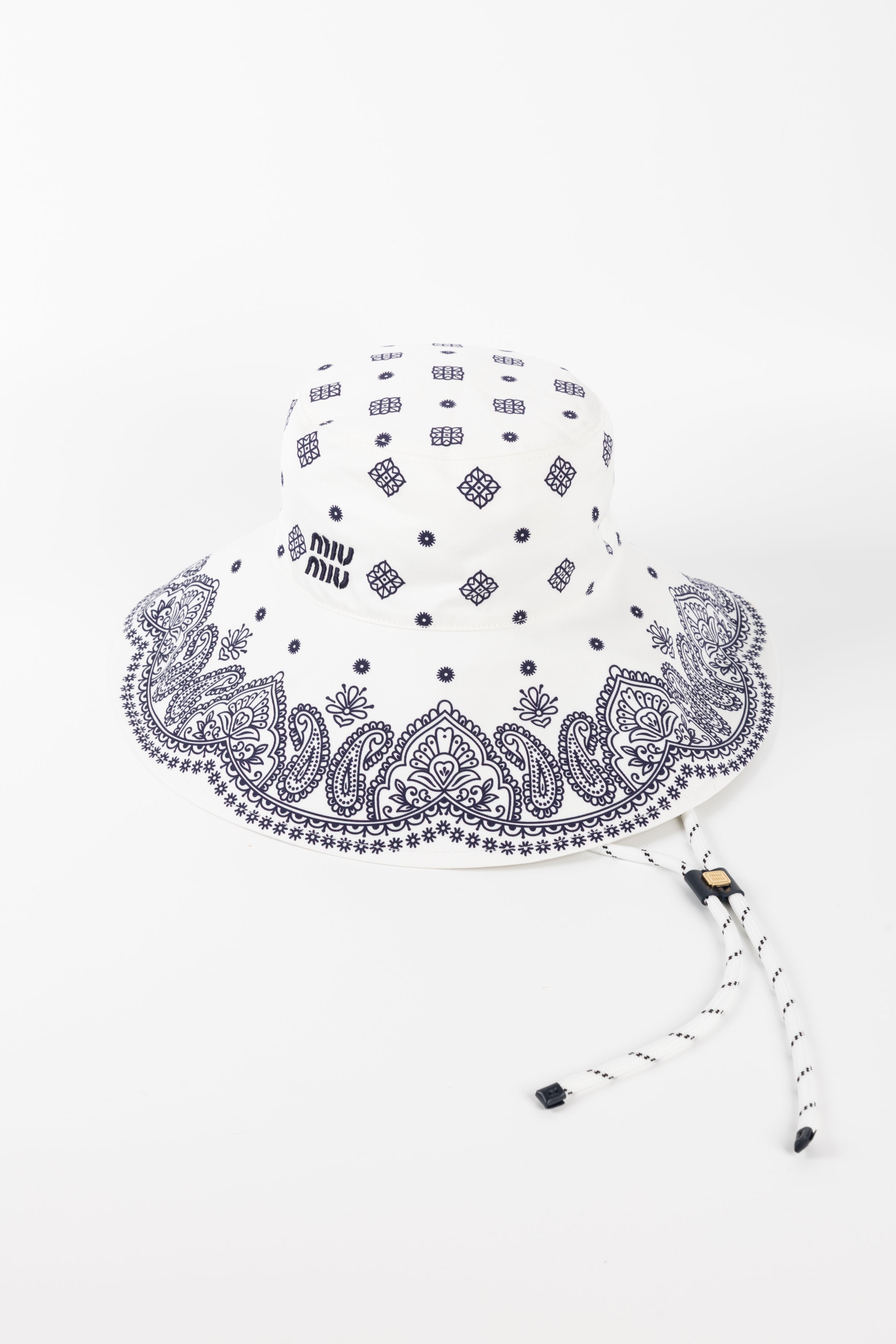 MIU MIU CAPPELLO STAMPA BANDANA