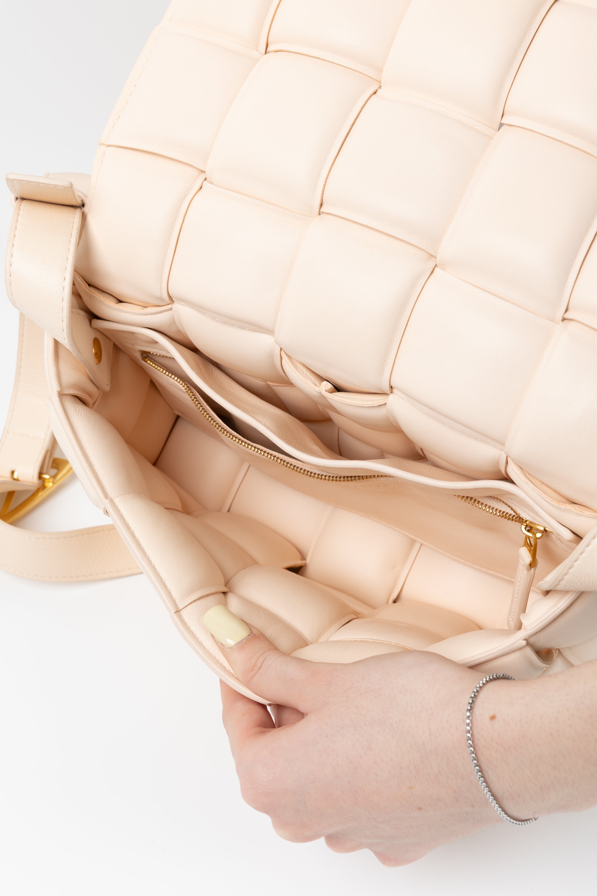 BOTTEGA VENETA PADDED ROSA PALLIDO