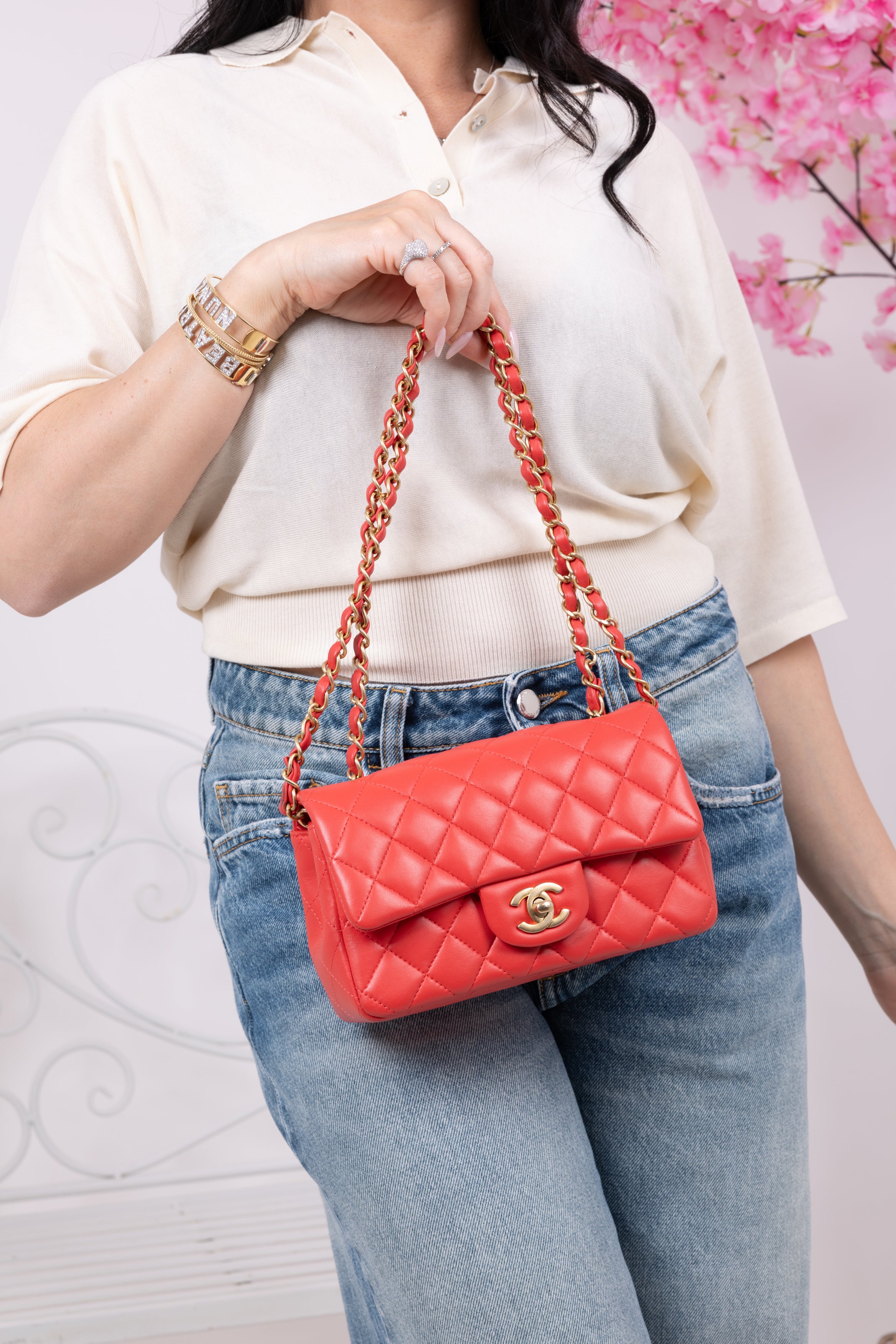 CHANEL RECTANGULAR CORALLO (RISERVATA)