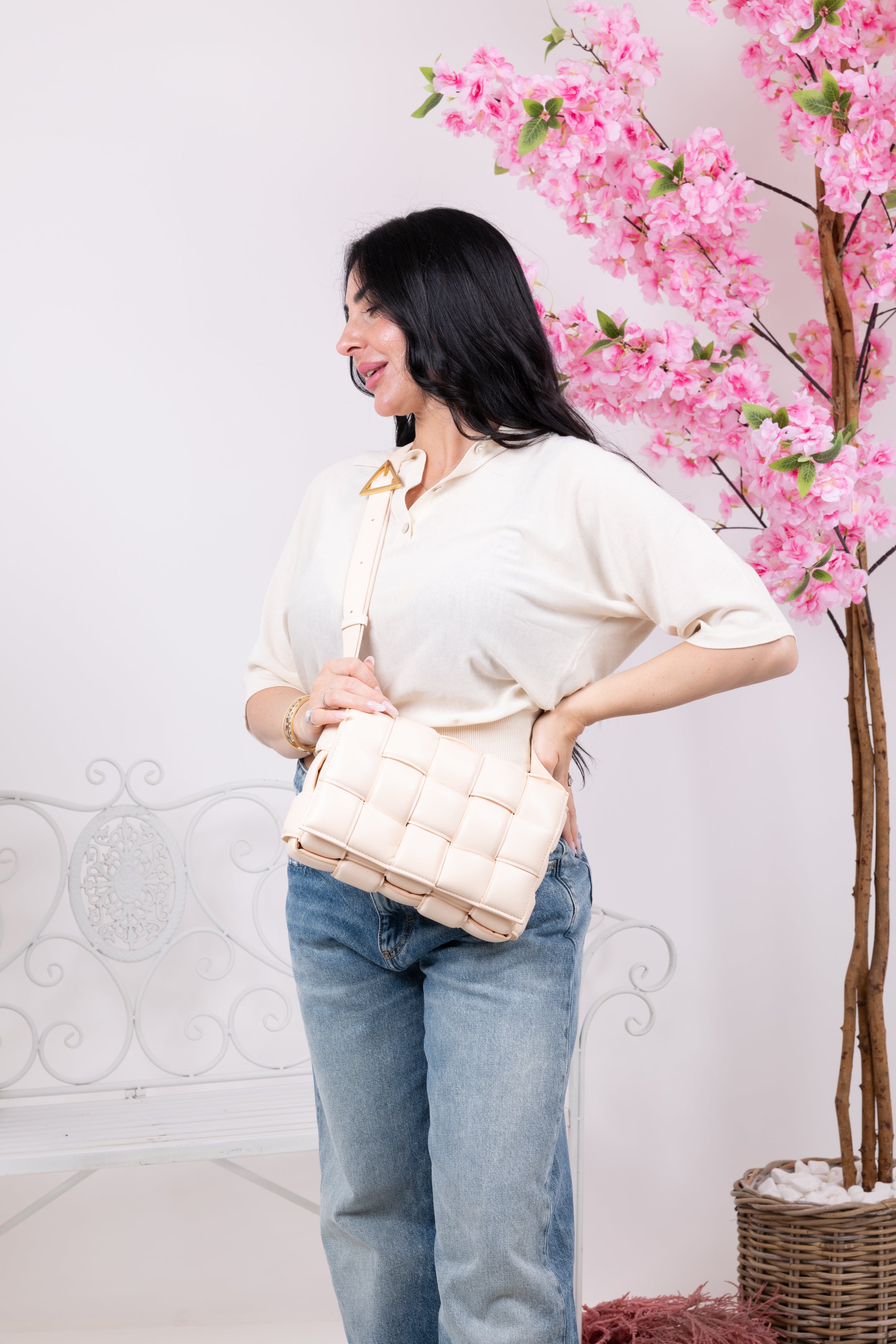 BOTTEGA VENETA PADDED ROSA PALLIDO