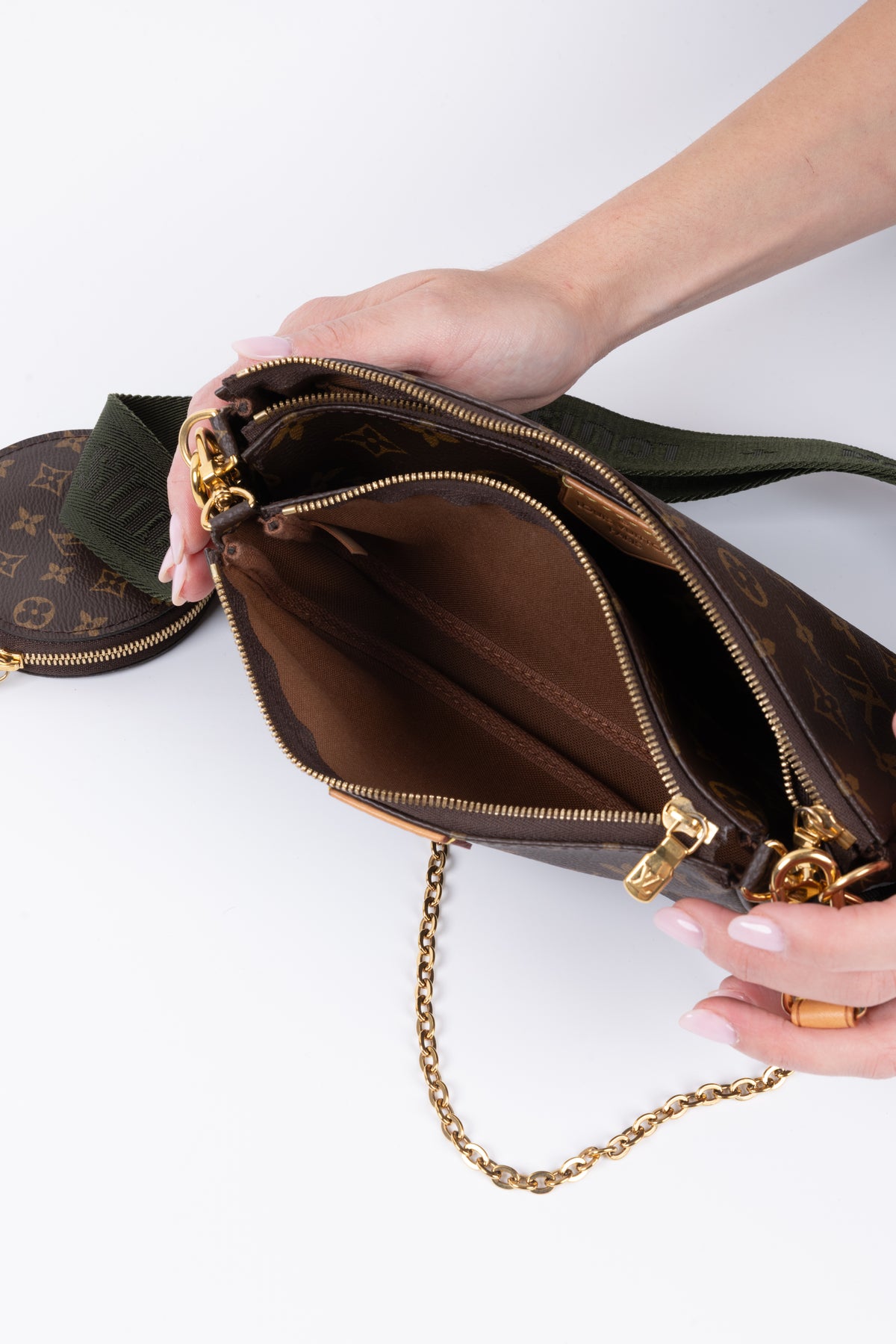 LOUIS VUITTON MULTI POCHETTE VERDE