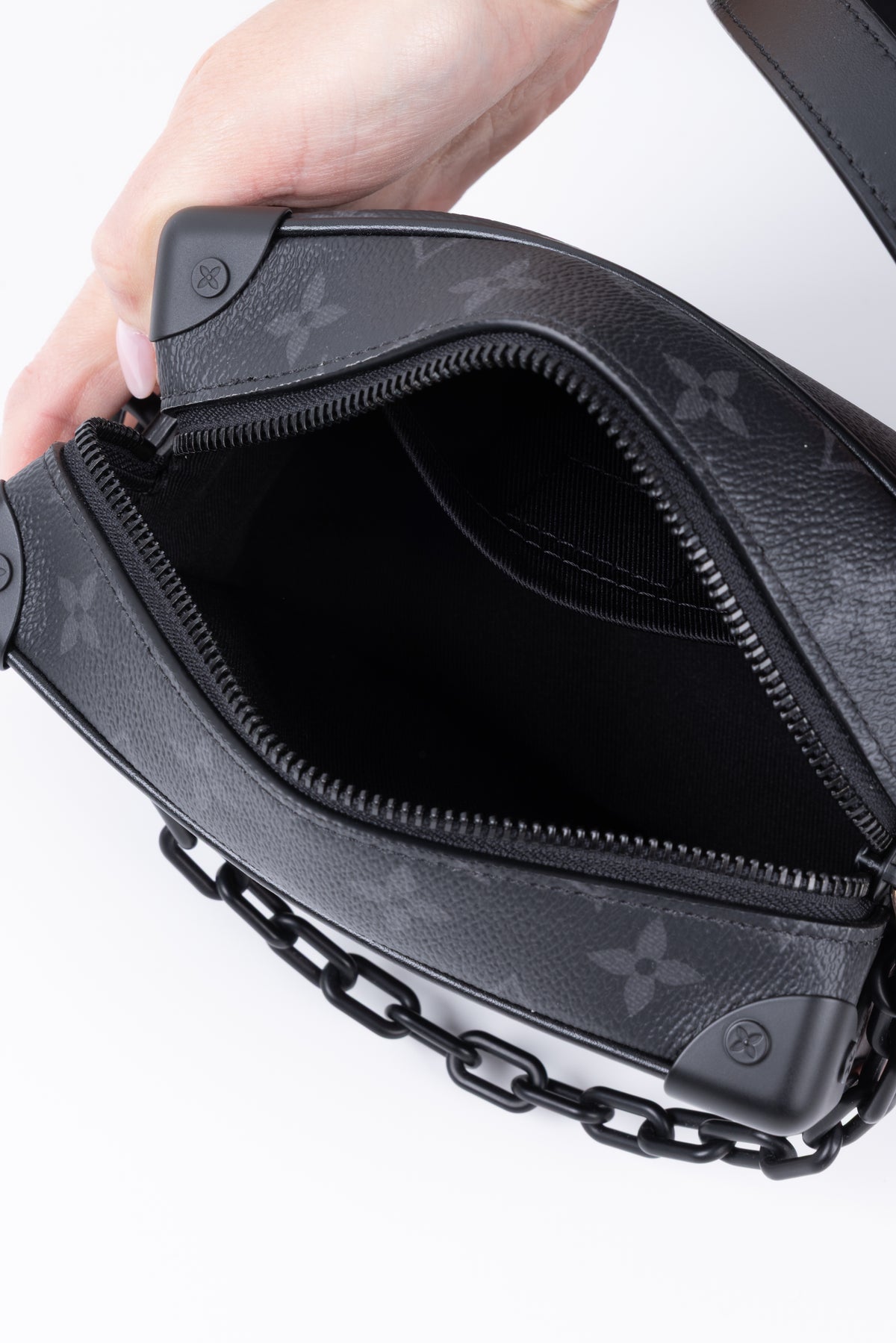 LOUIS VUITTON SIDE TRUNK MINI SOFT NERO