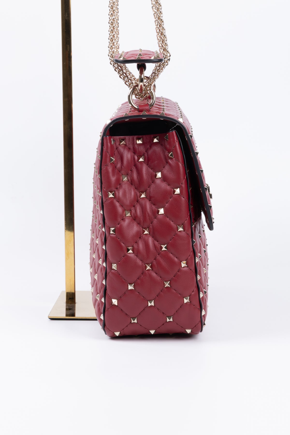 VALENTINO ROCKSTUD SPIKE BORDEAUX ()
