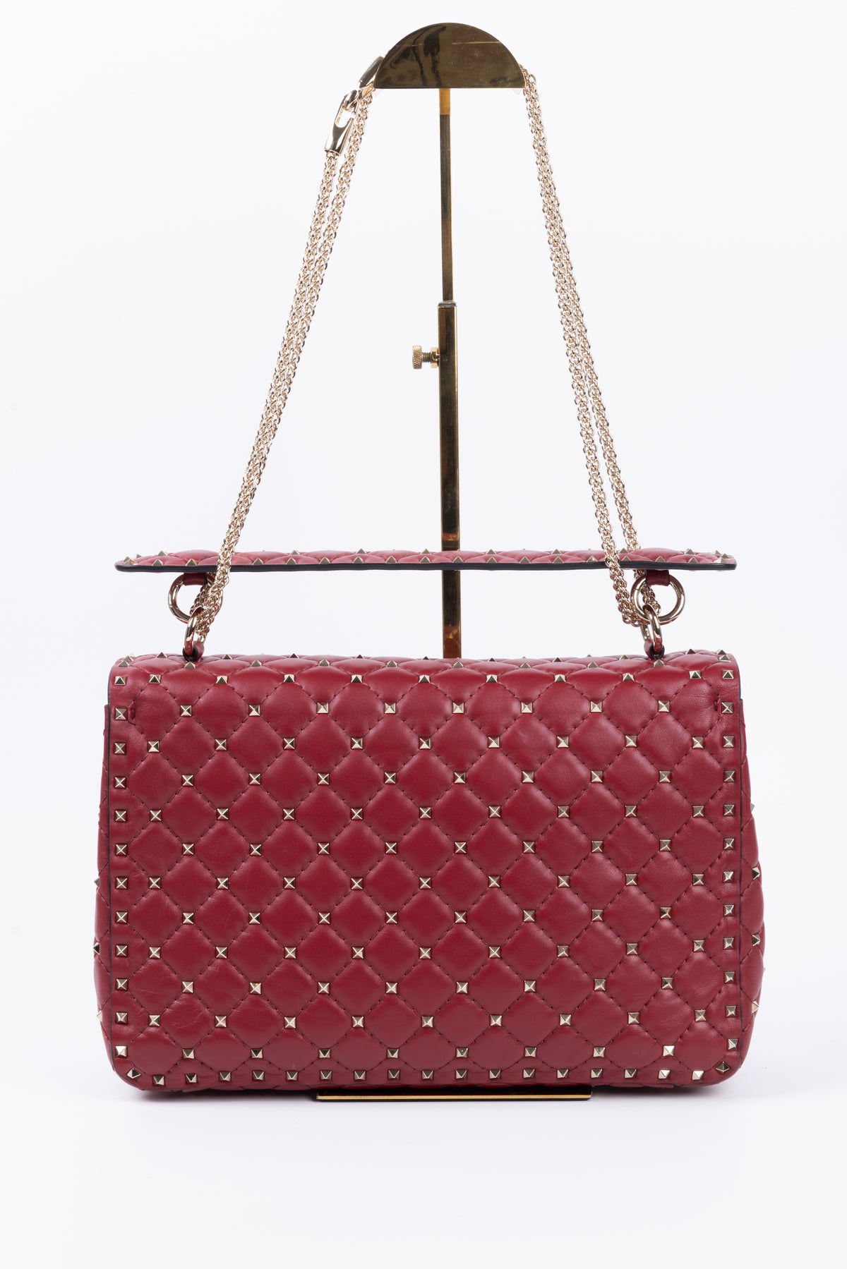 VALENTINO ROCKSTUD SPIKE BORDEAUX ()