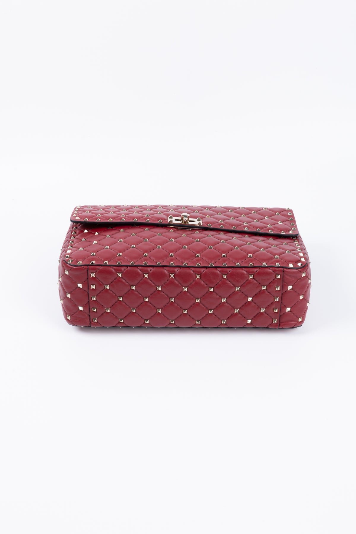 VALENTINO ROCKSTUD SPIKE BORDEAUX ()