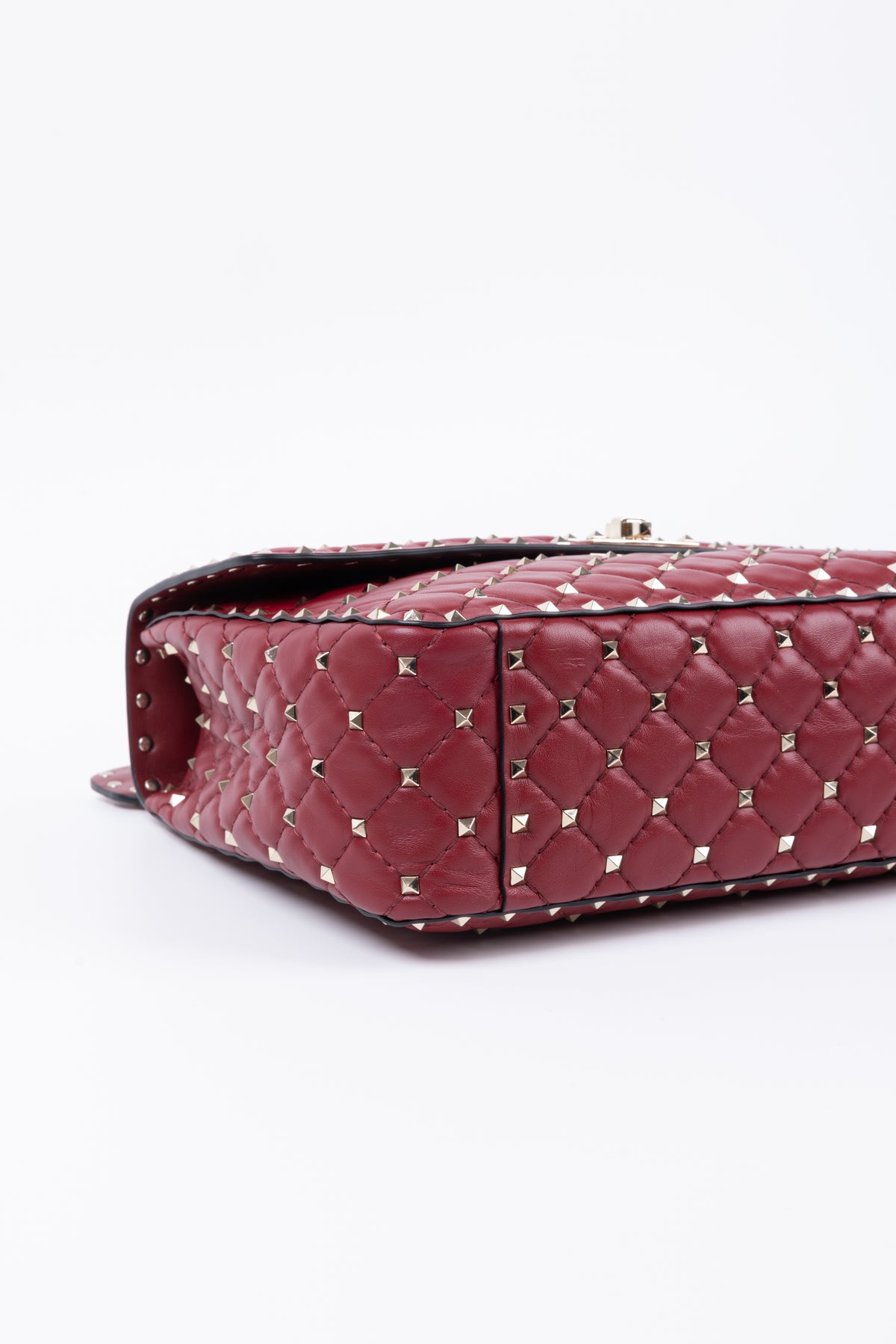 VALENTINO ROCKSTUD SPIKE BORDEAUX ()