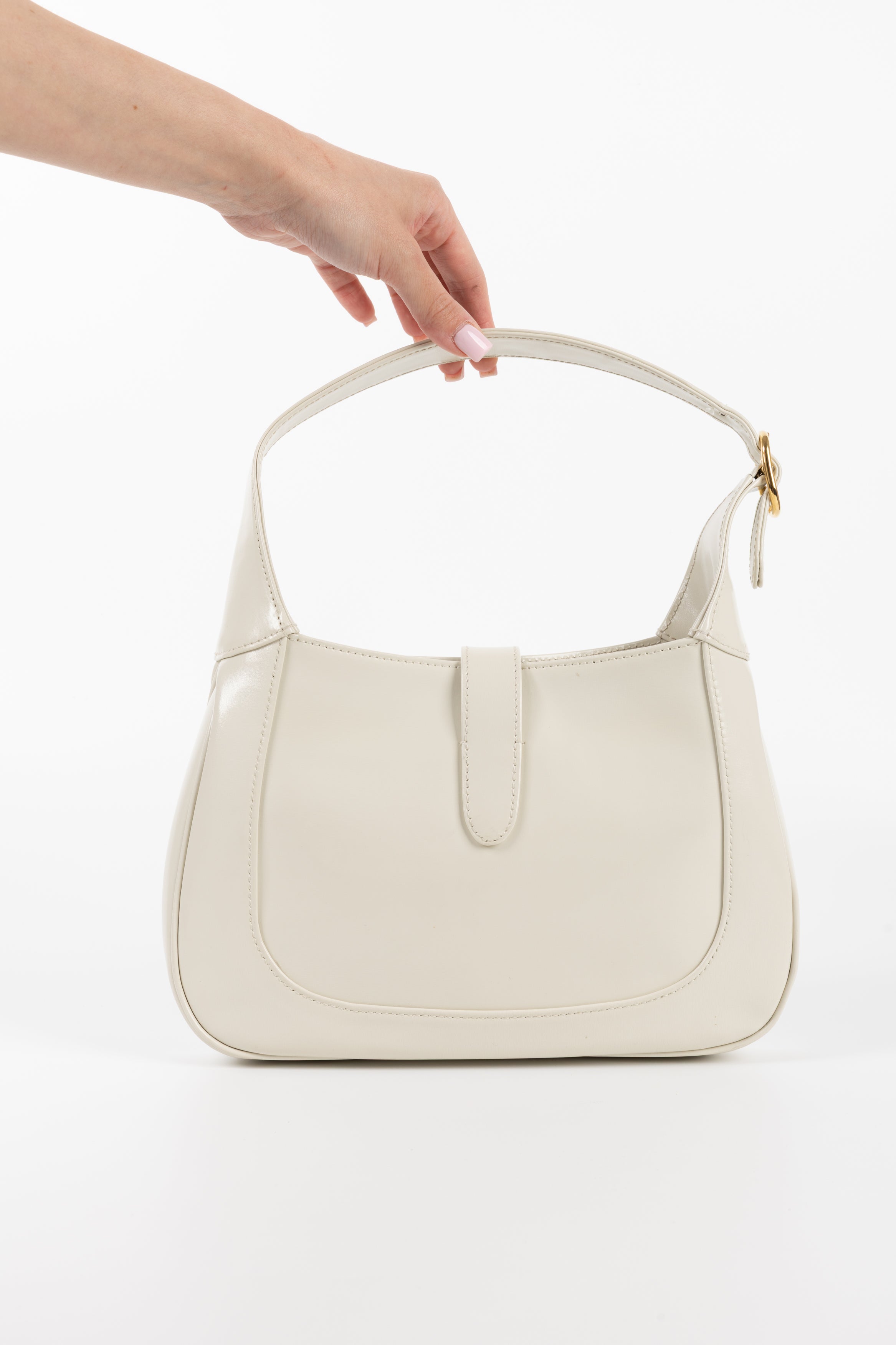 GUCCI JACKIE IN PELLE BIANCA