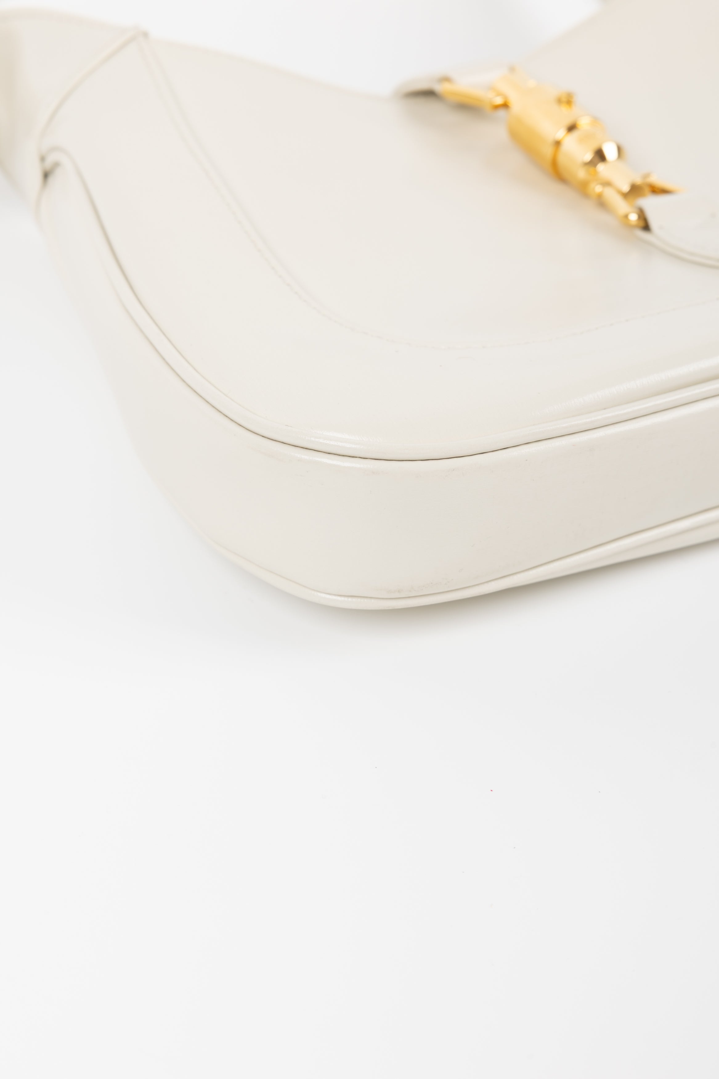 GUCCI JACKIE IN PELLE BIANCA