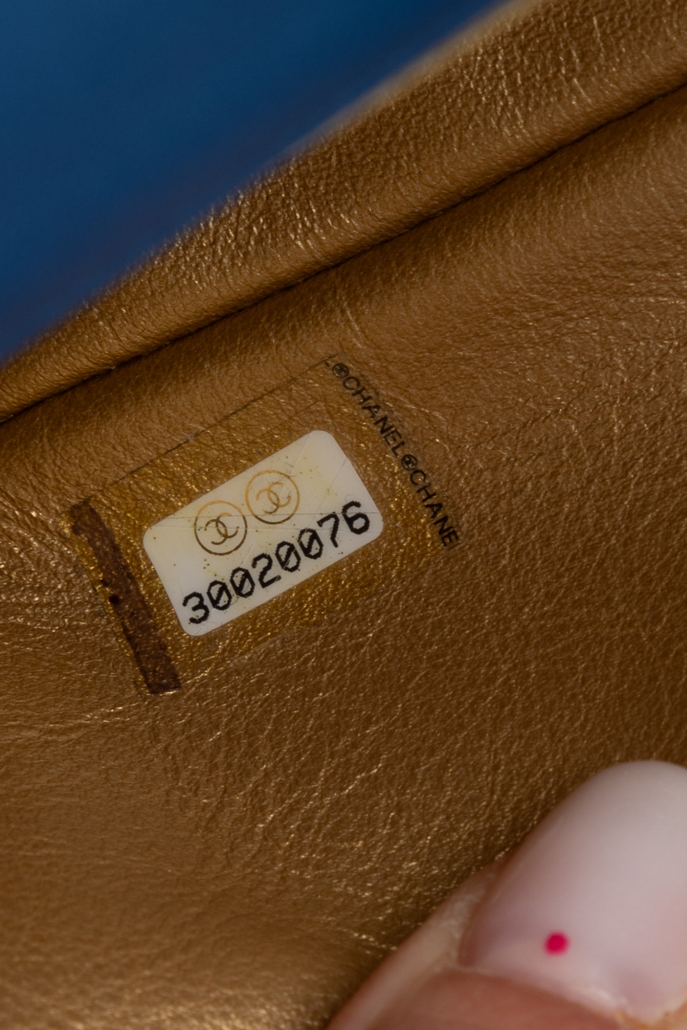 CHANEL RECTANGULAR BLU SFERA