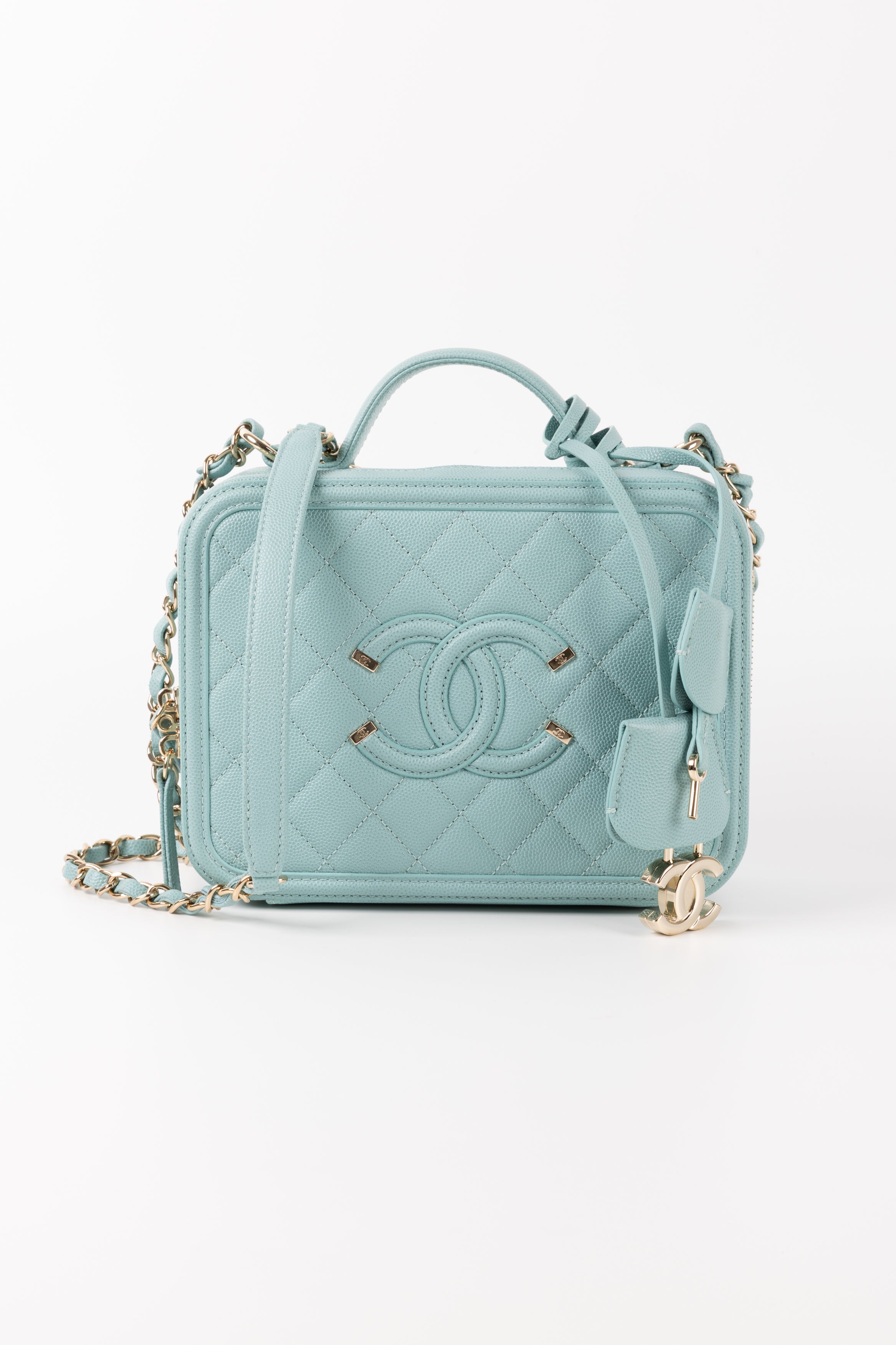 CHANEL VANITY TURCHESE
