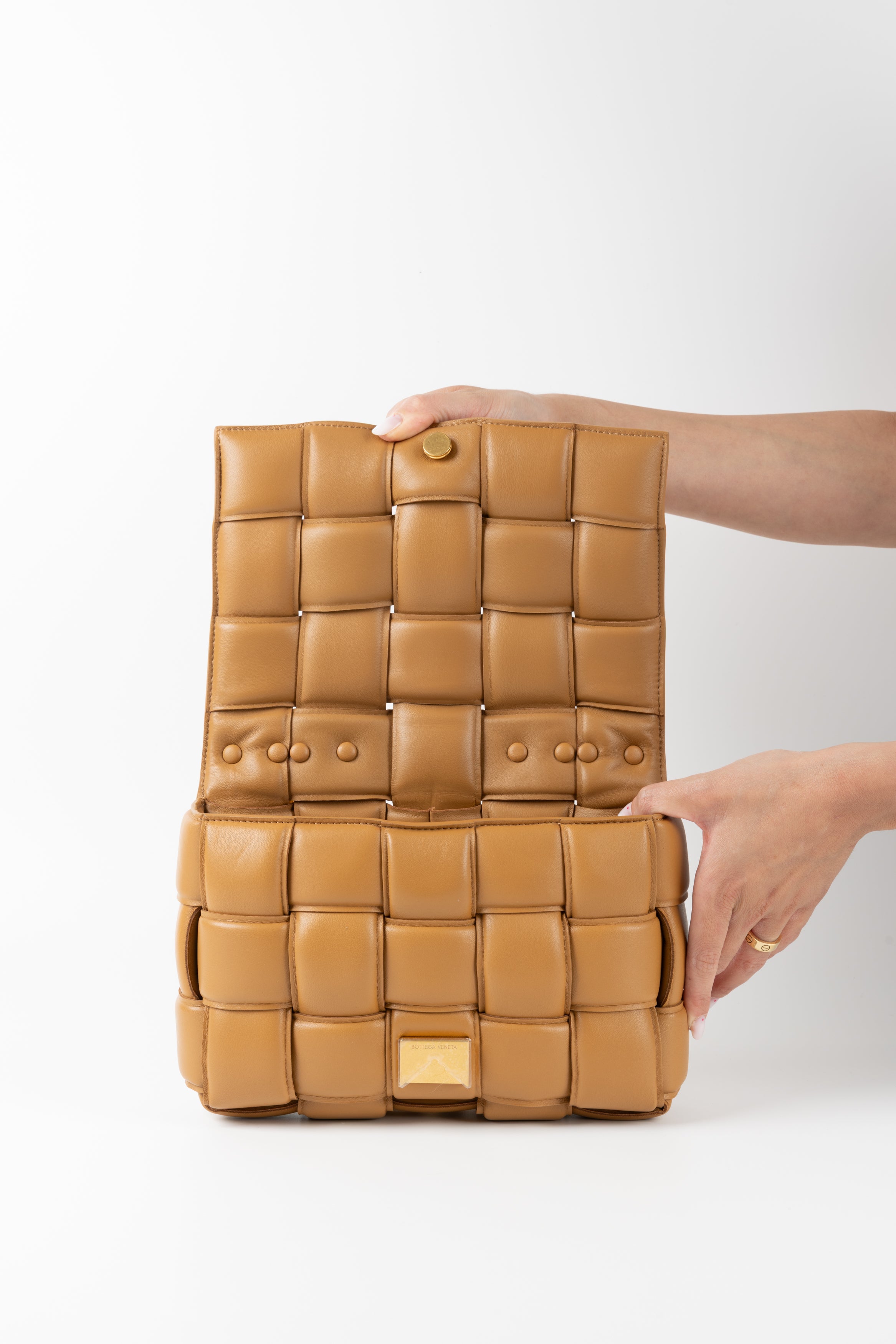 BOTTEGA VENETA PADDED CHAIN RAINTREE GREEN