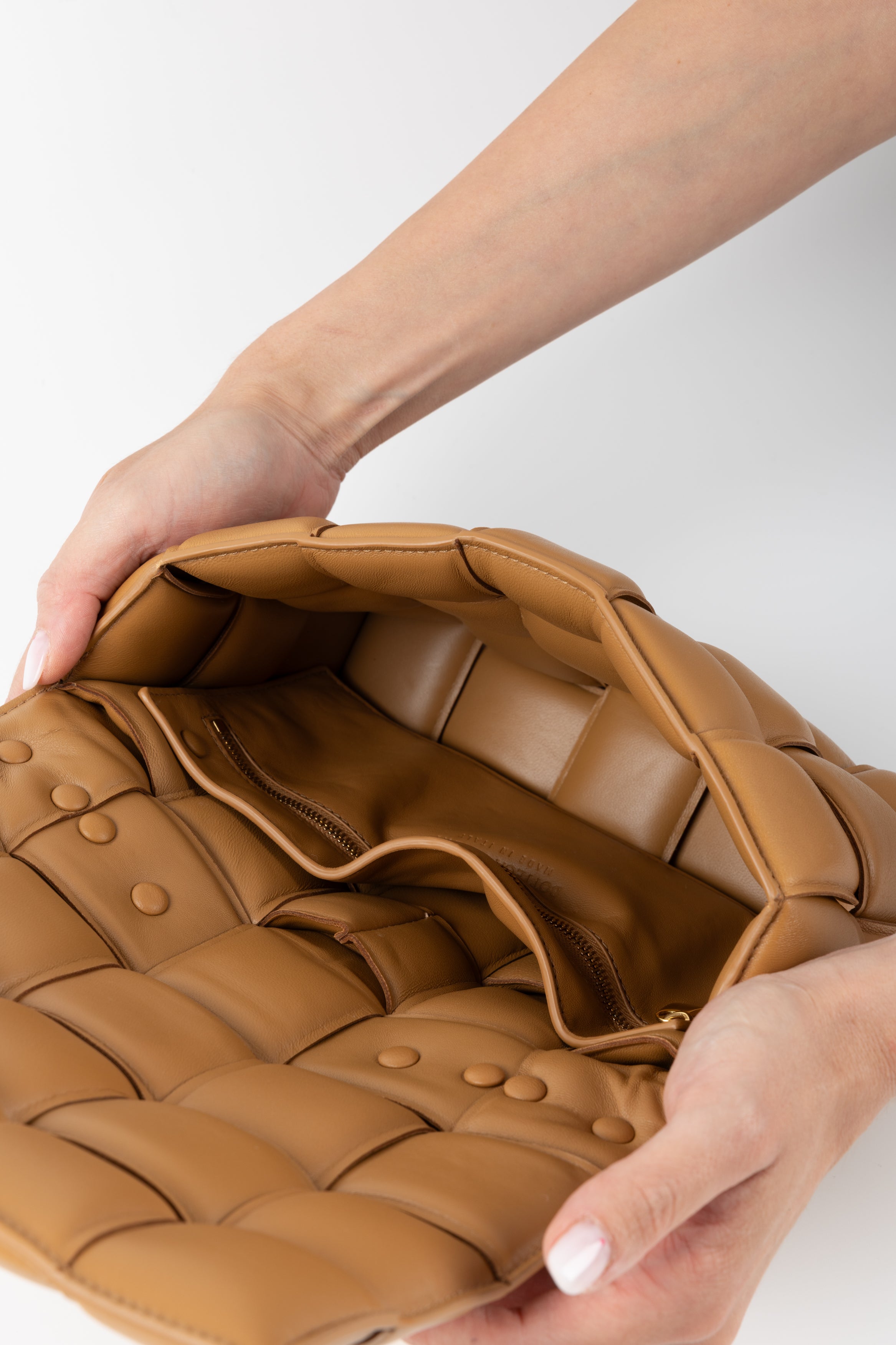 BOTTEGA VENETA PADDED CHAIN RAINTREE GREEN