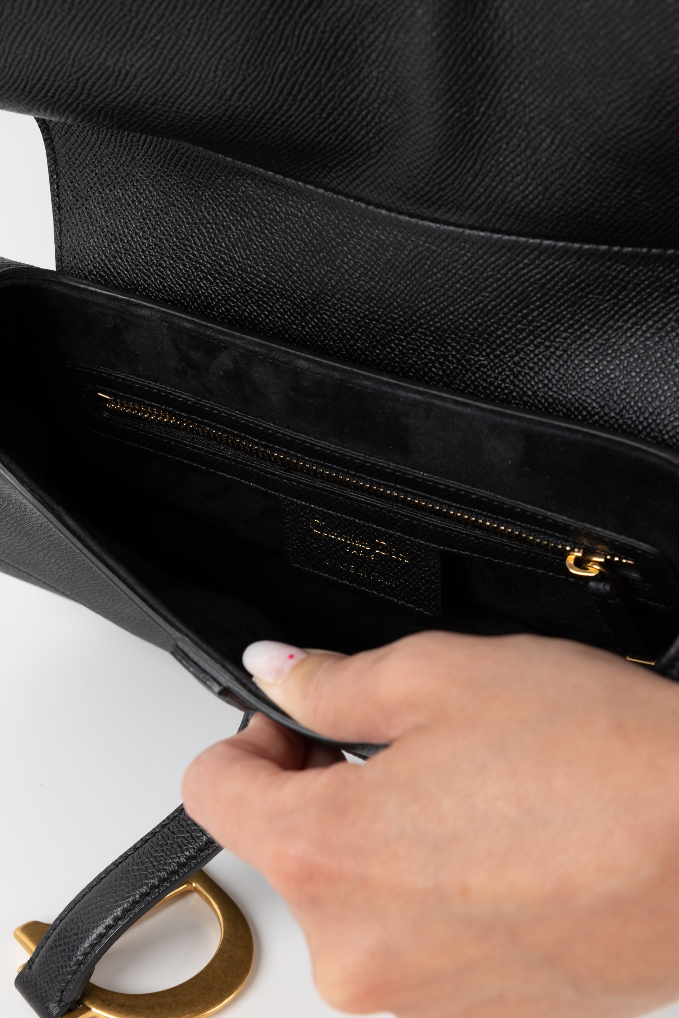 DIOR SADDLE NERA