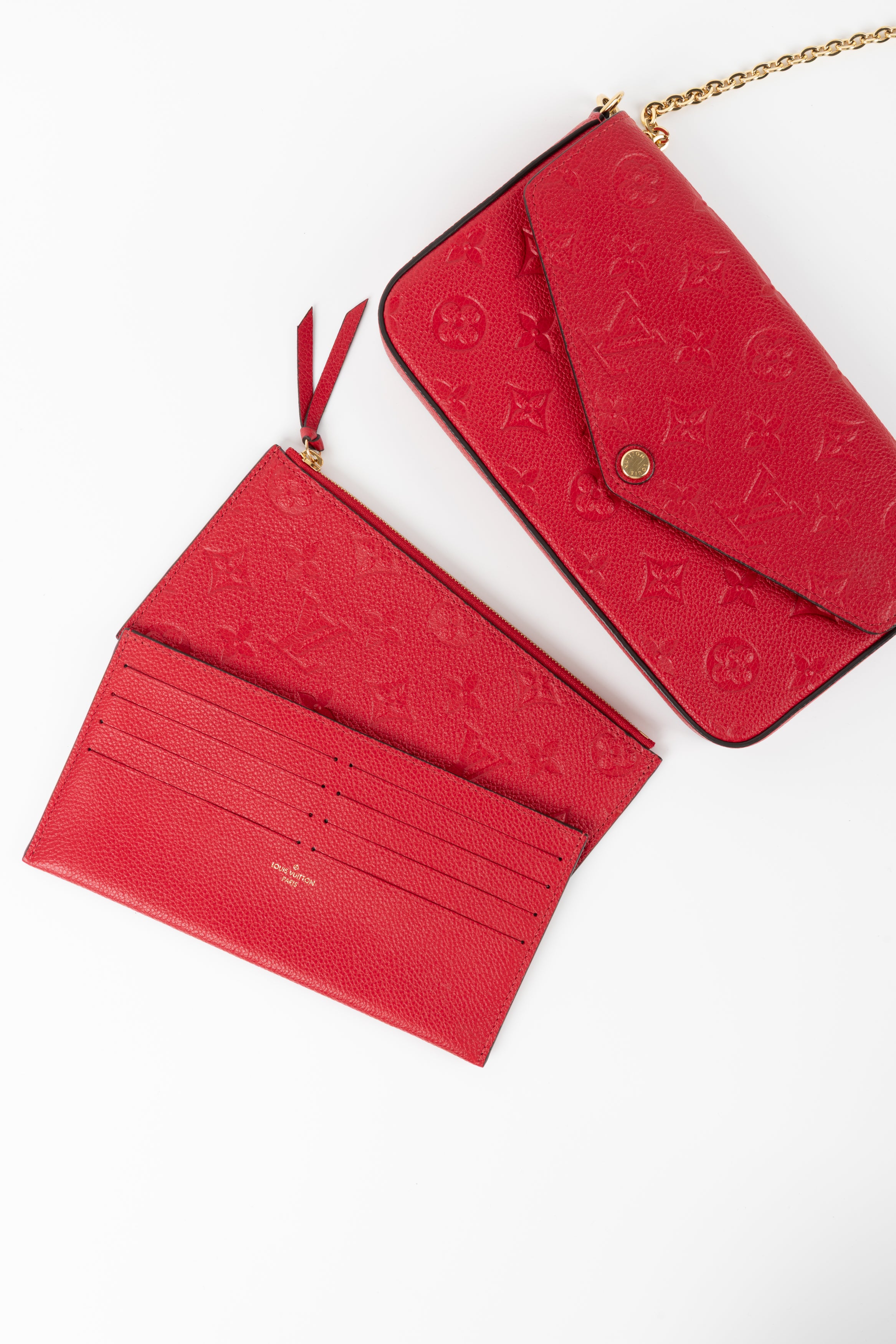 LOUIS VUITTON FELICIE ROSSA