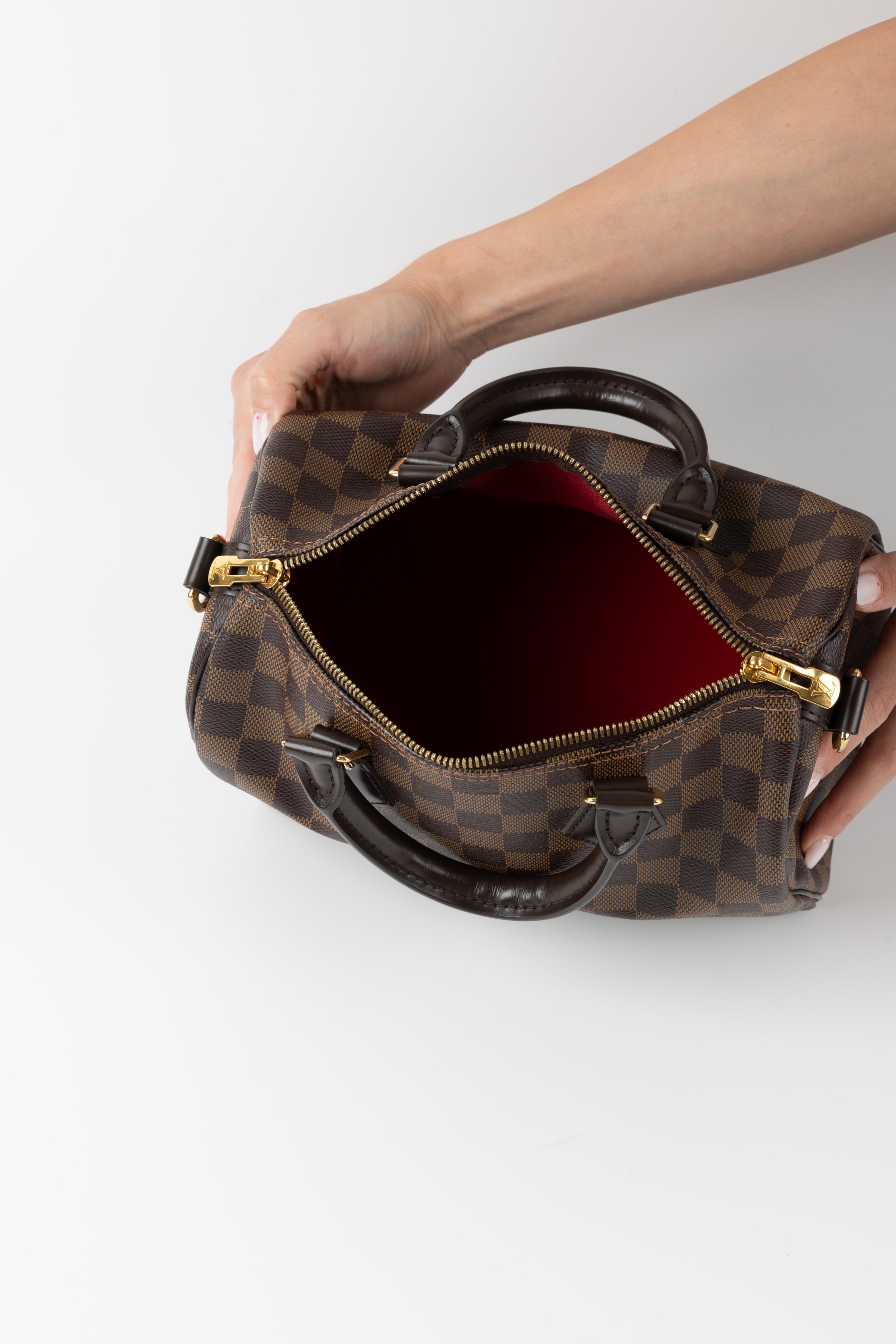 LOUIS VUITTON SPEEDY 25 IN DAMIER