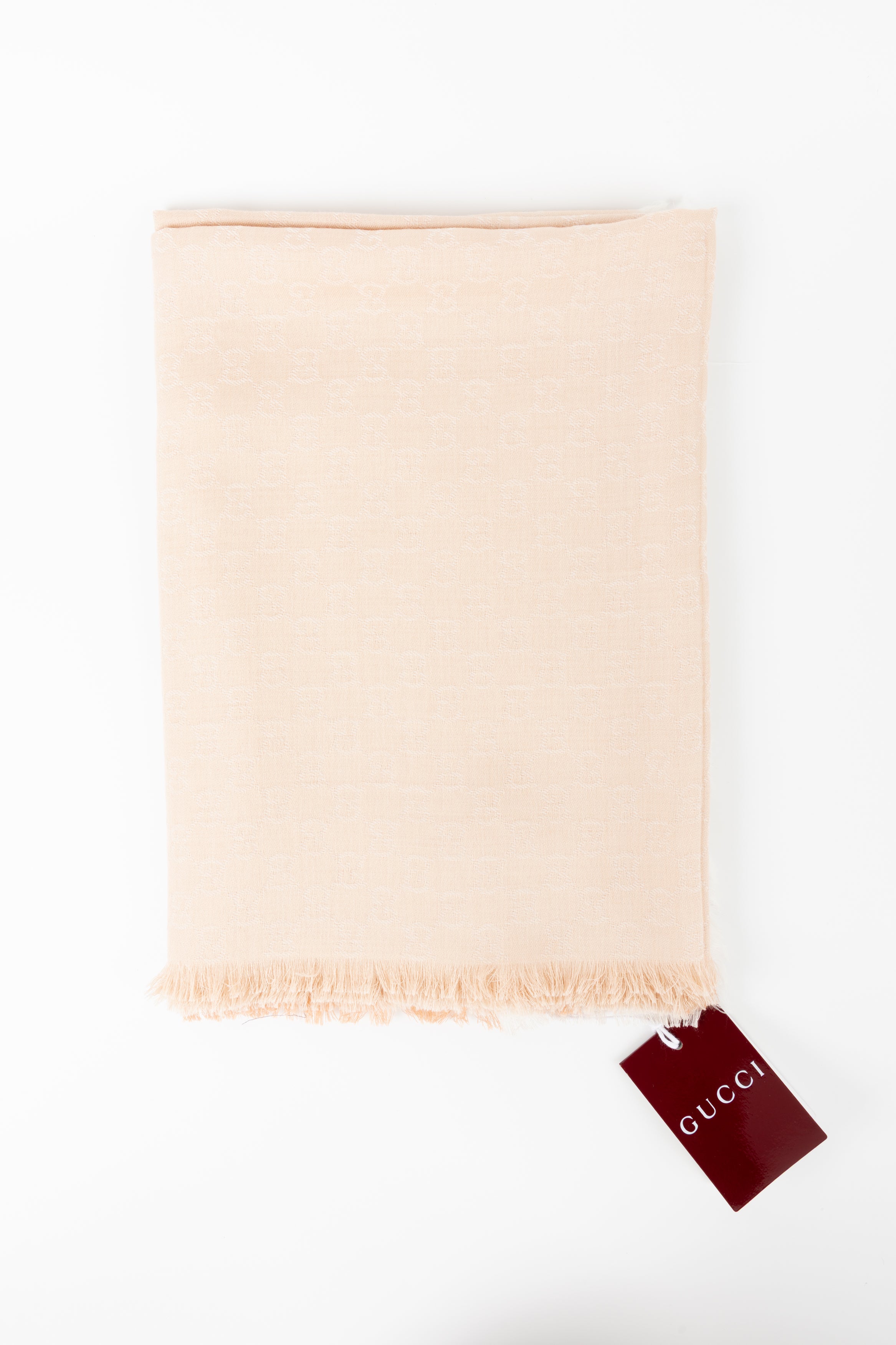 GUCCI STOLA ROSA SALMONE E BIANCA 17
