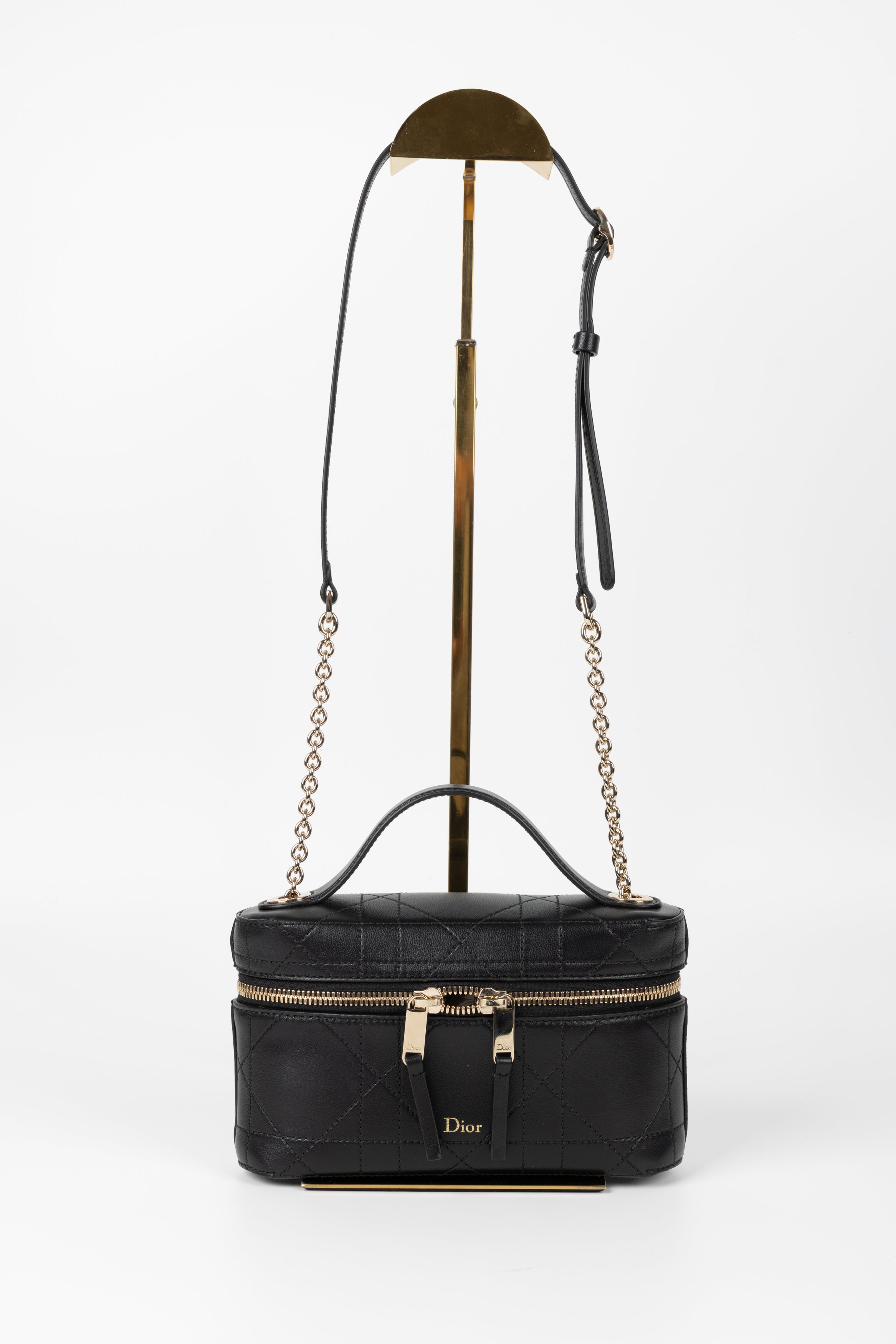 DIOR MINI BORSA TRIANON SOFT VANITY NERA