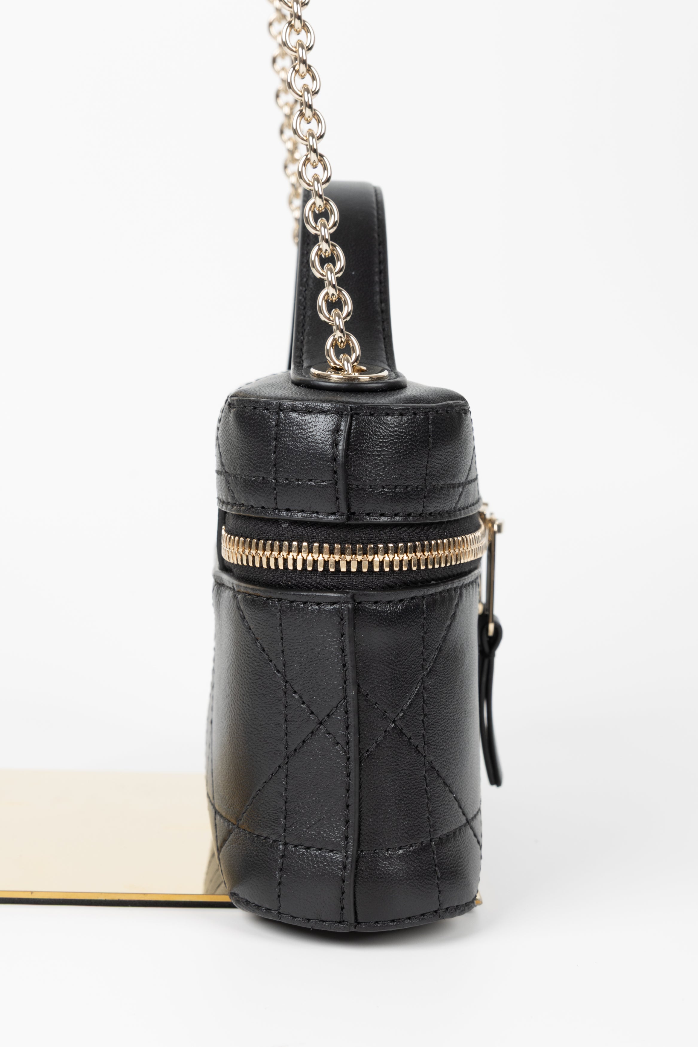 DIOR MINI BORSA TRIANON SOFT VANITY NERA