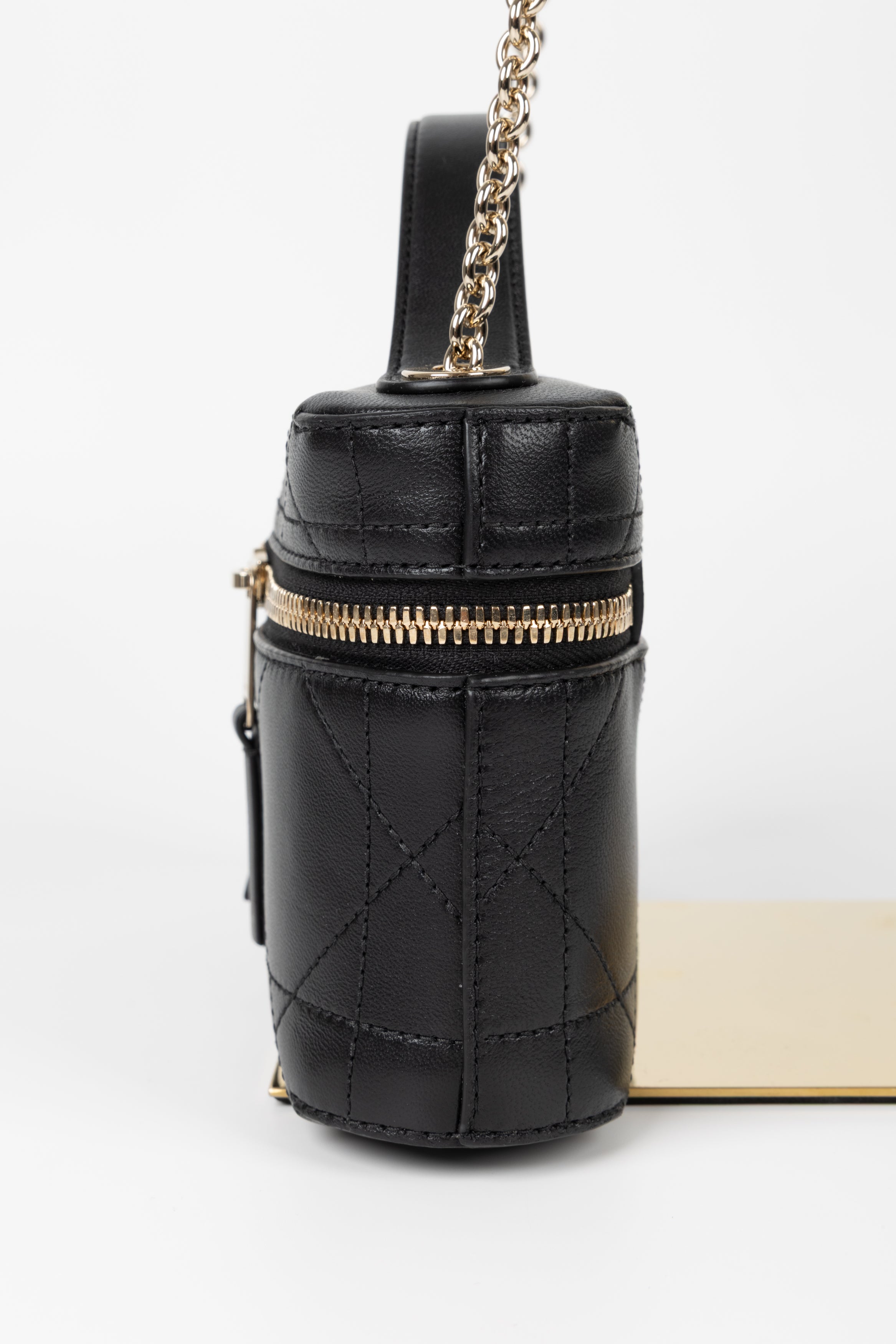 DIOR MINI BORSA TRIANON SOFT VANITY NERA