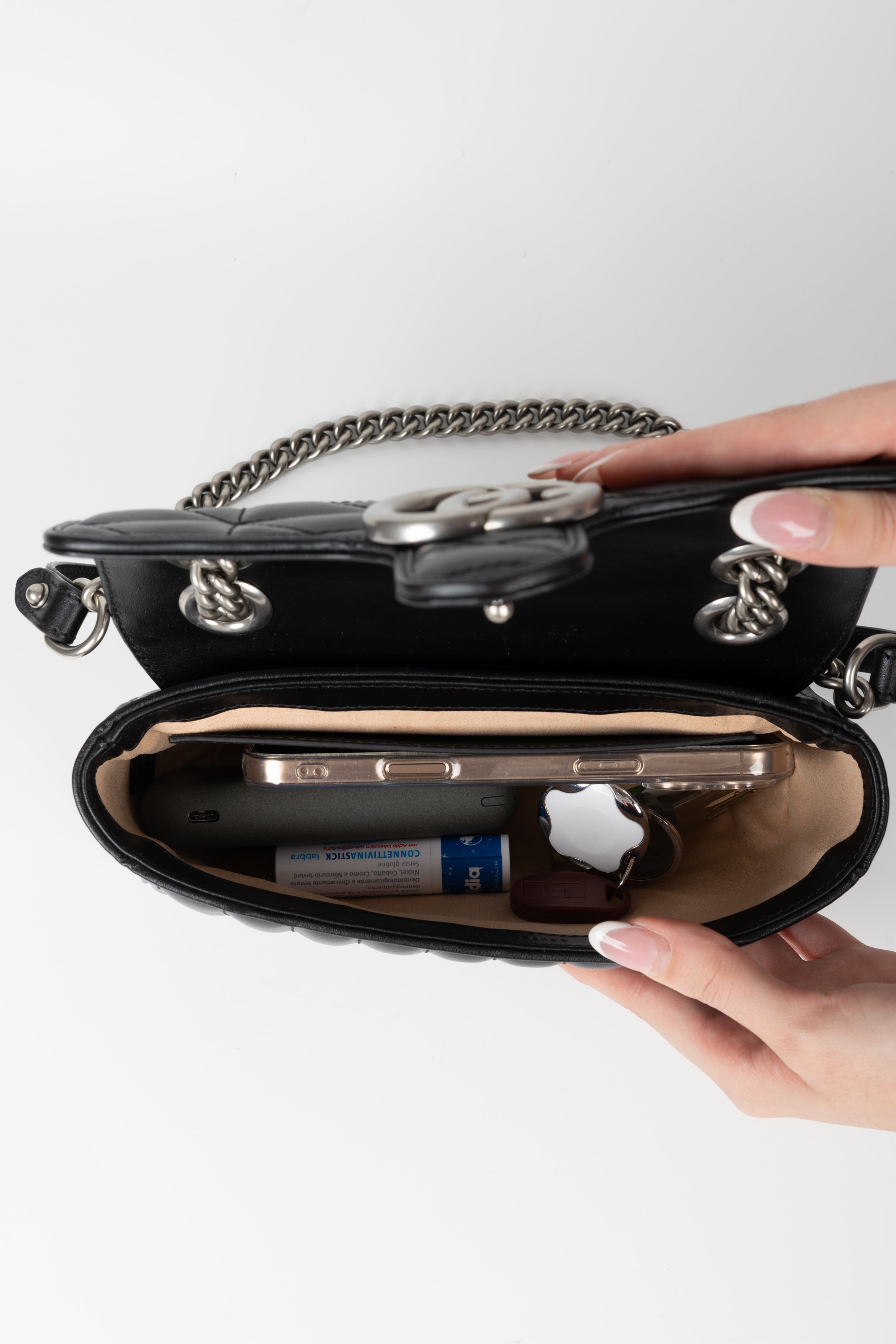 GUCCI MARMONT NERA/ARGENTO
