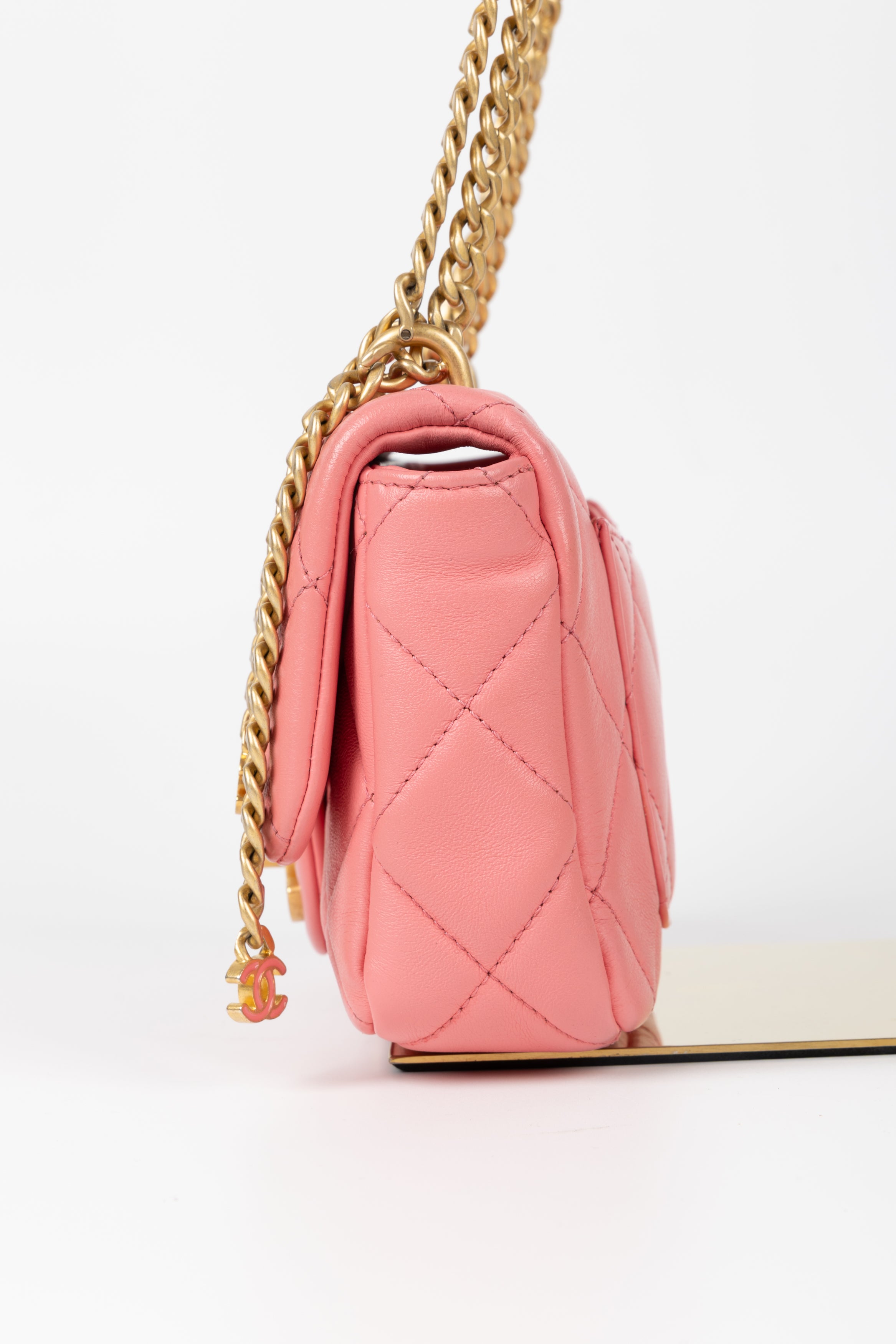 CHANEL MINI FLAP ROSA